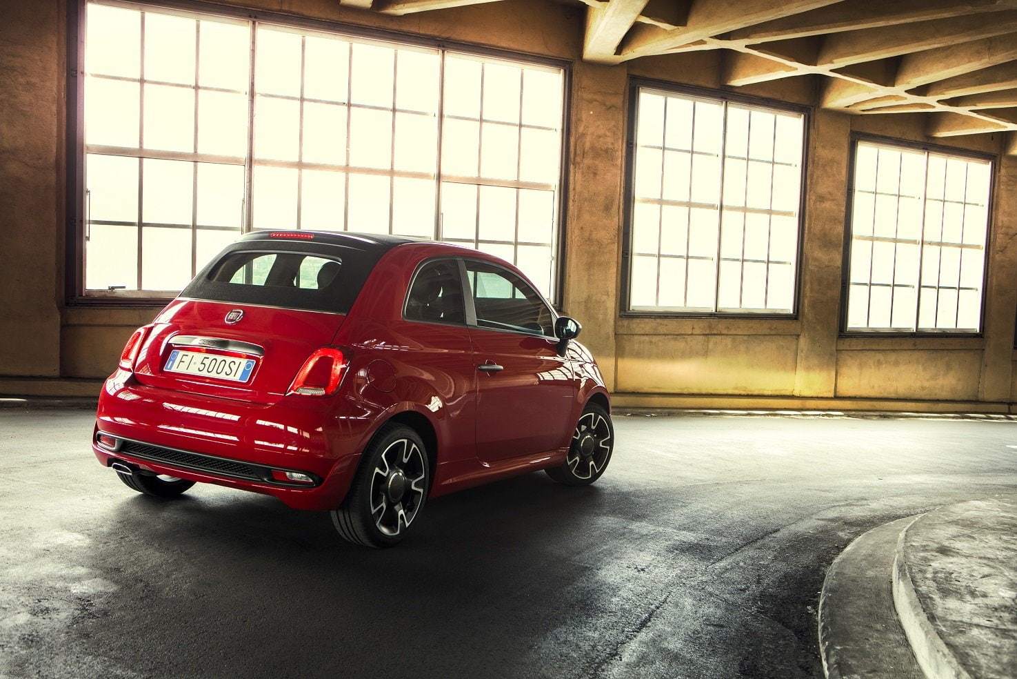 500s, cabrio, 720P, fiat, cars, 2016, HD Wallpaper
