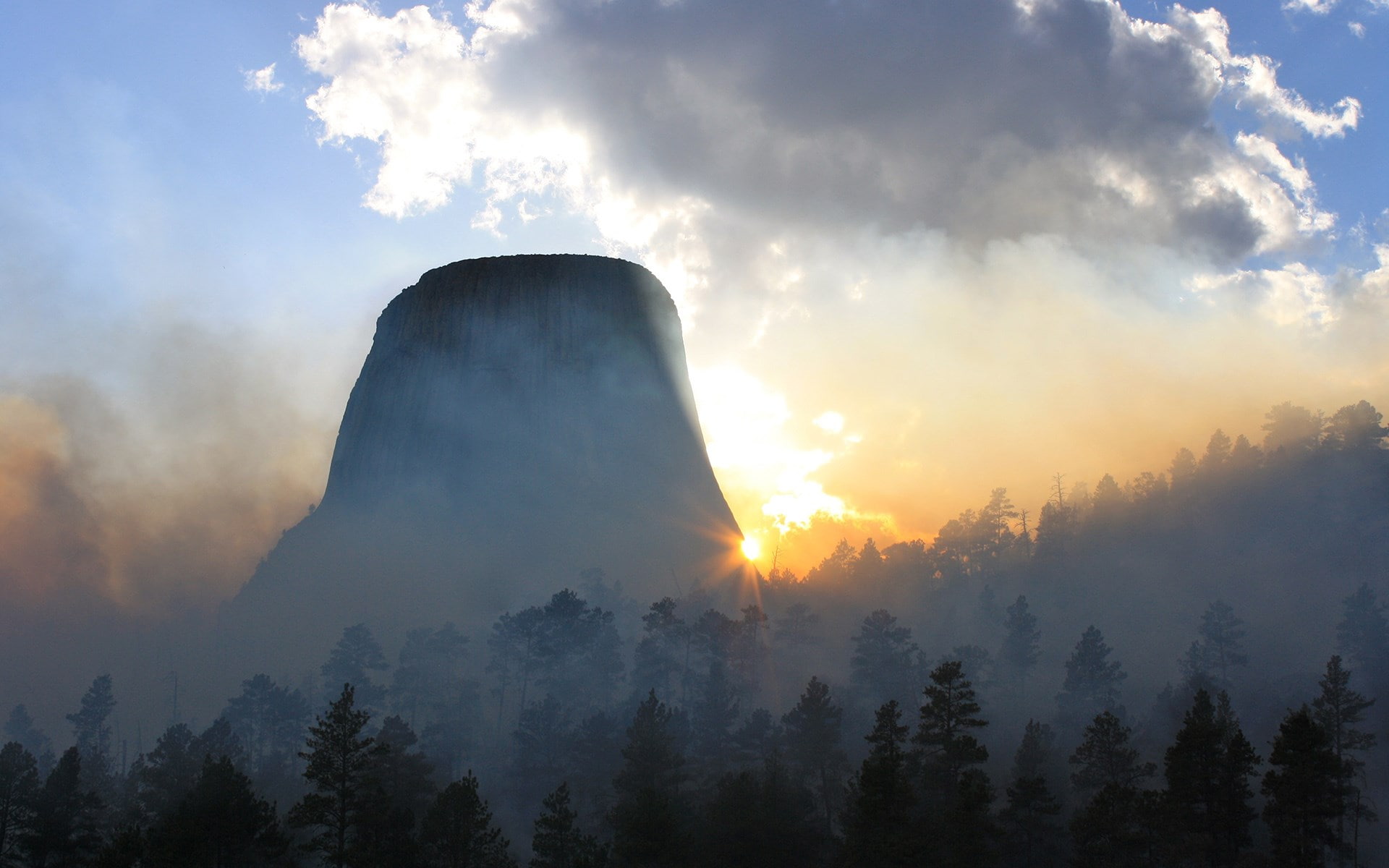 devils tower, 1080P, HD Wallpaper