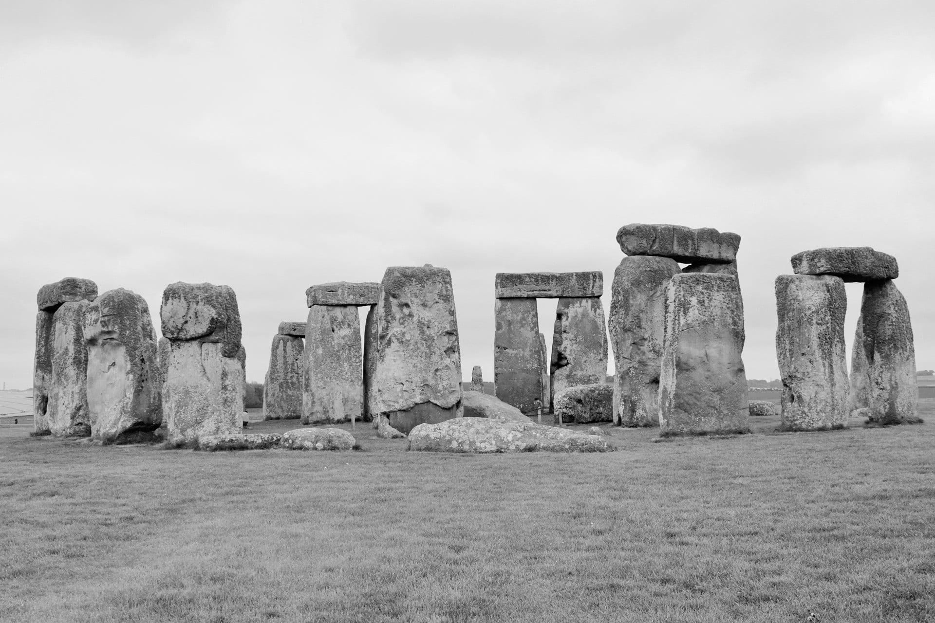 travel destinations, solid, salisbury, stone, 1080P, unesco, landscape, memorial, monument, rock, no people, ancient civilization, stonehenge, travel, HD Wallpaper