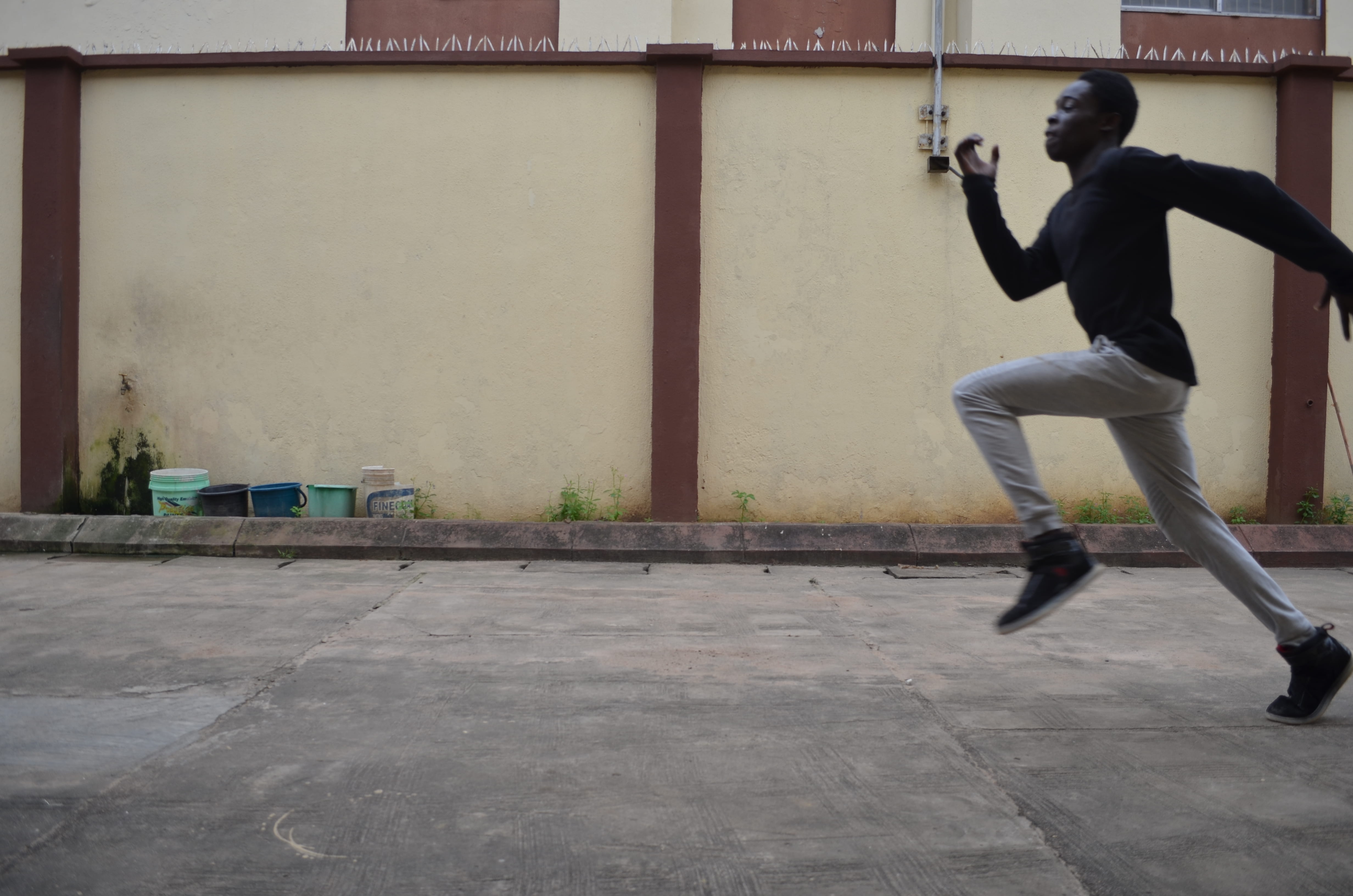 man, city, skateboard, mid-air, leisure activity, wall, running, teenage boys, balance, male, africa, fitness, motion, real people, street, lifestyles, HD Wallpaper