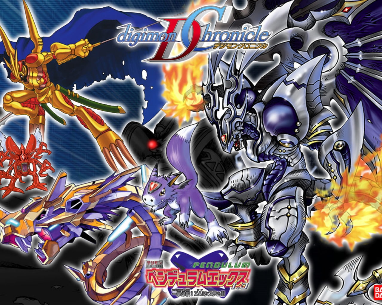hd, 720P, digimon, digi, mon, anime, digi mon all, art, HD Wallpaper