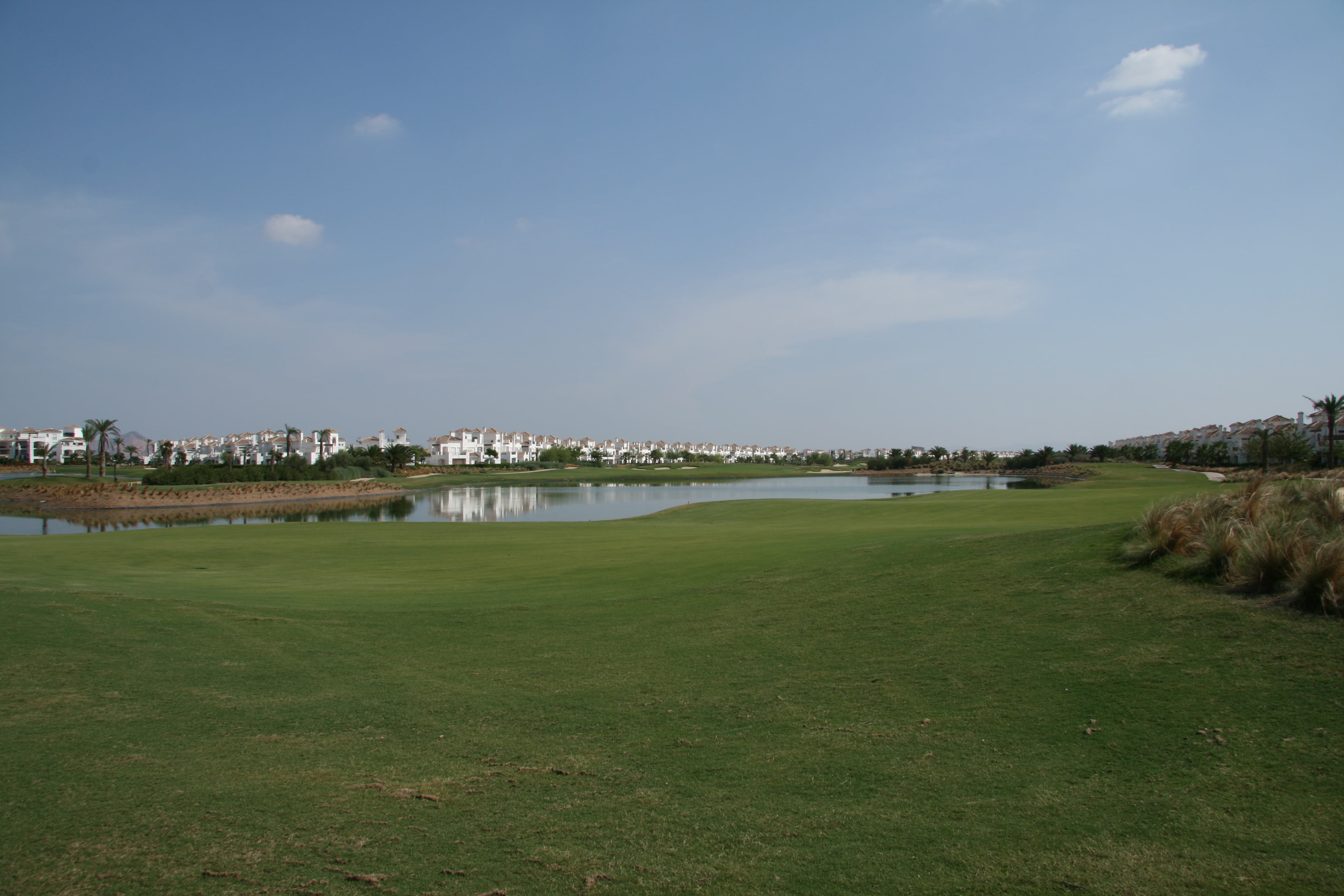 plant, 4K, land, grass, la torre golf resort, scenics - nature, water, building exterior, green color, field, sky, built structure, beauty in nature, no people, HD Wallpaper