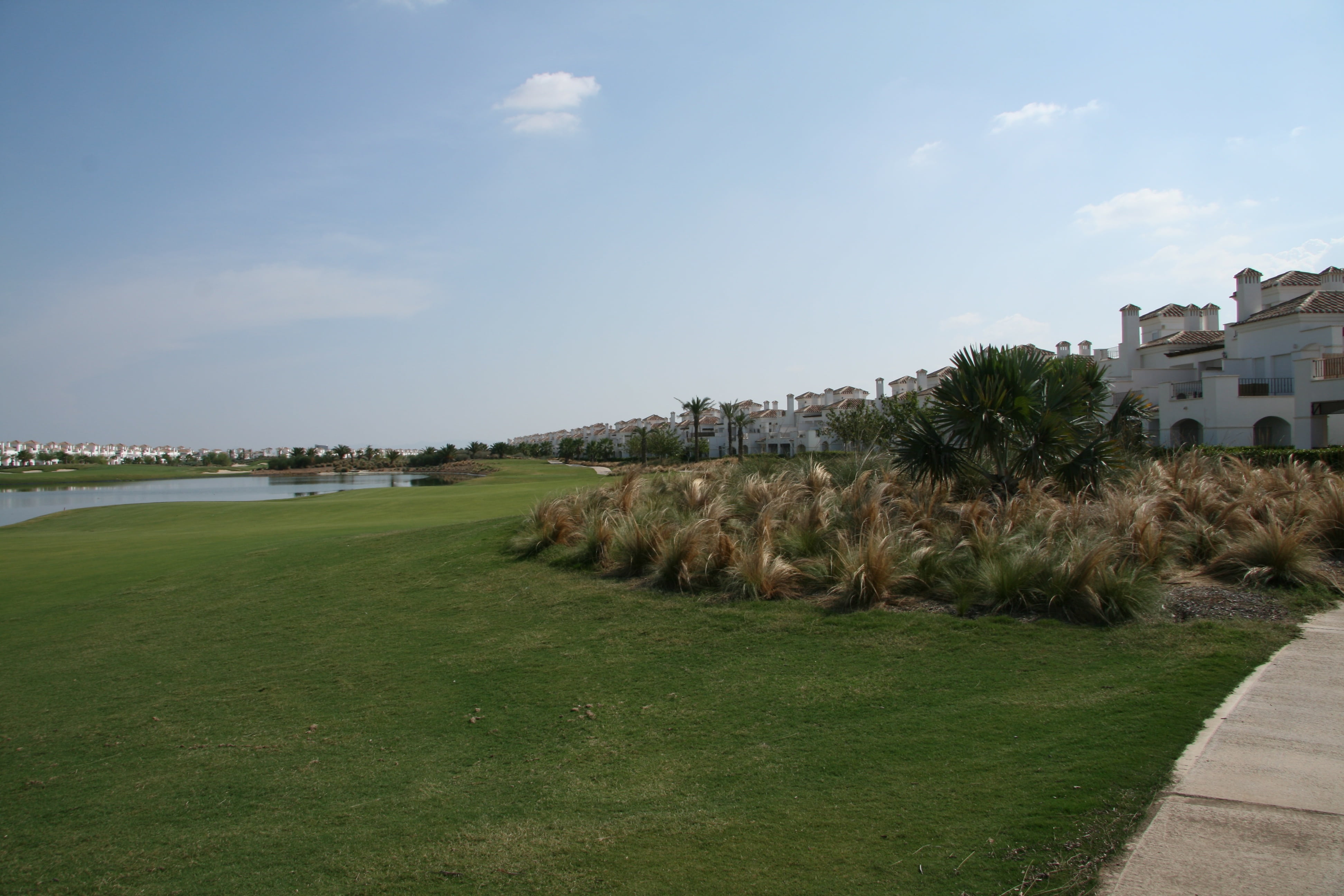 landscape, building exterior, tree, no people, day, outdoors, architecture, built structure, la torre golf resort, plant, field, green color, nature, building, HD Wallpaper