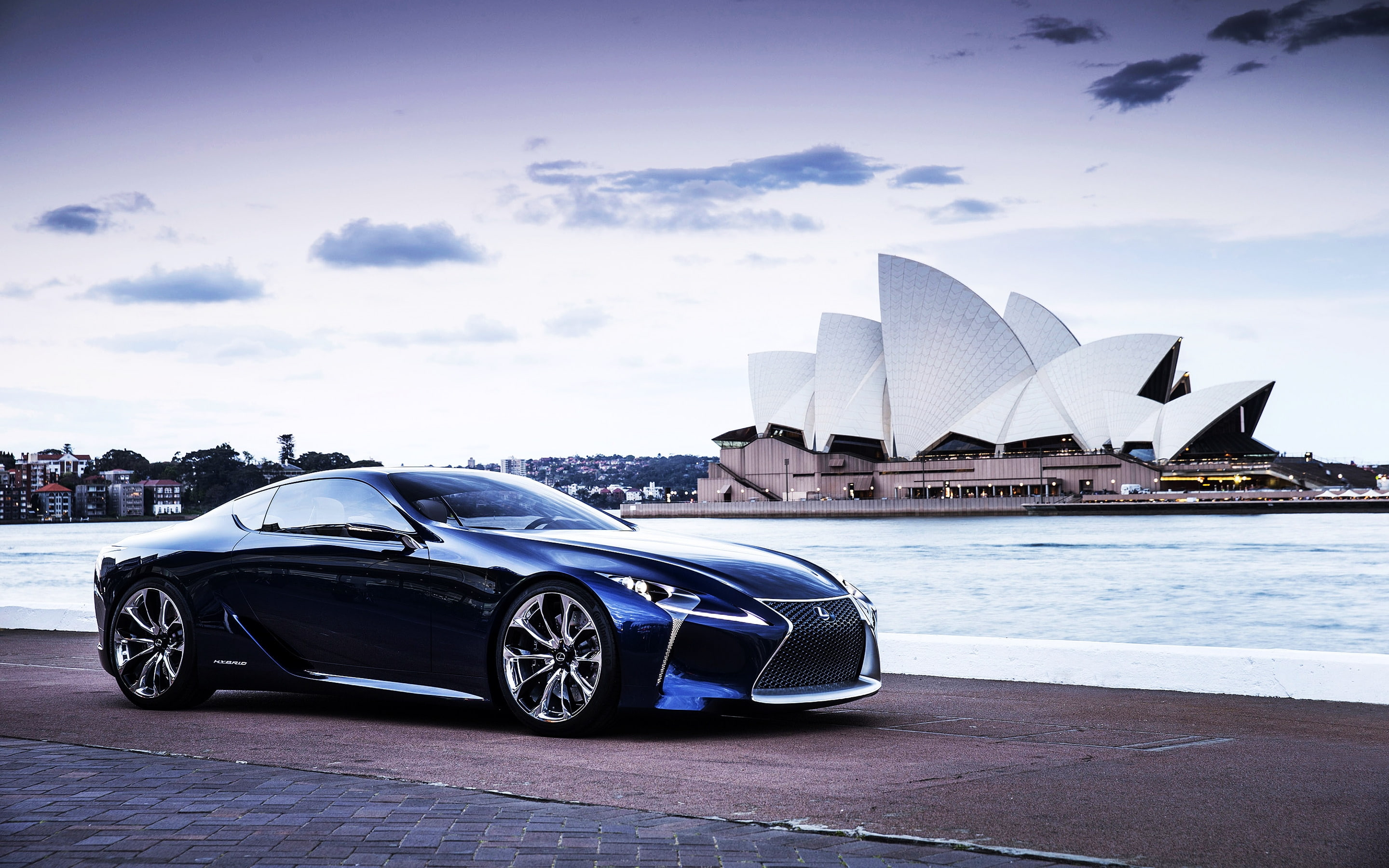 lexus, amazing, Lexus Concept, 2K, blue, coupe, concept, lf, HD Wallpaper