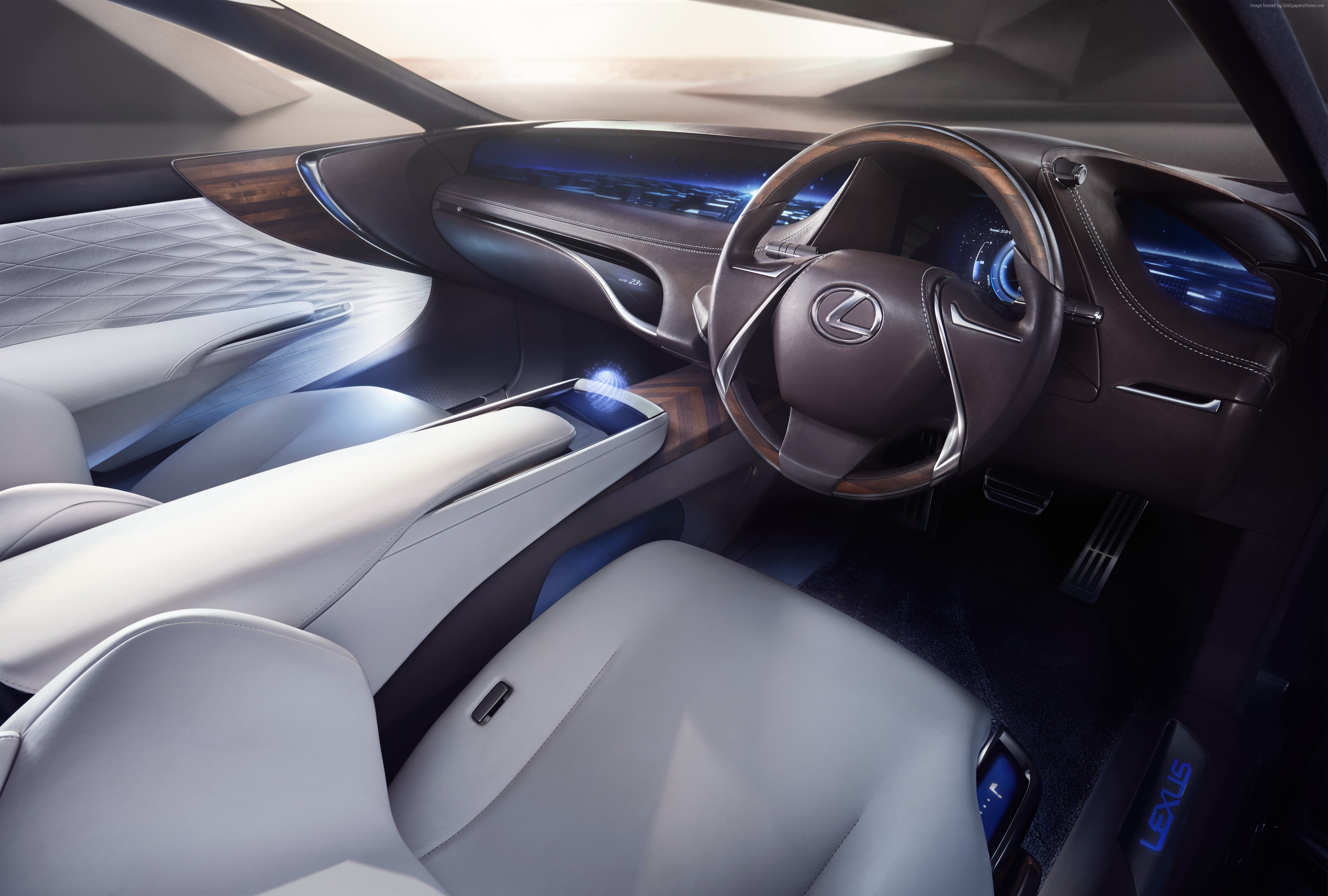 Tokyo Motor Show, Lexus LF-FC, 4K, interior, Concept, HD Wallpaper
