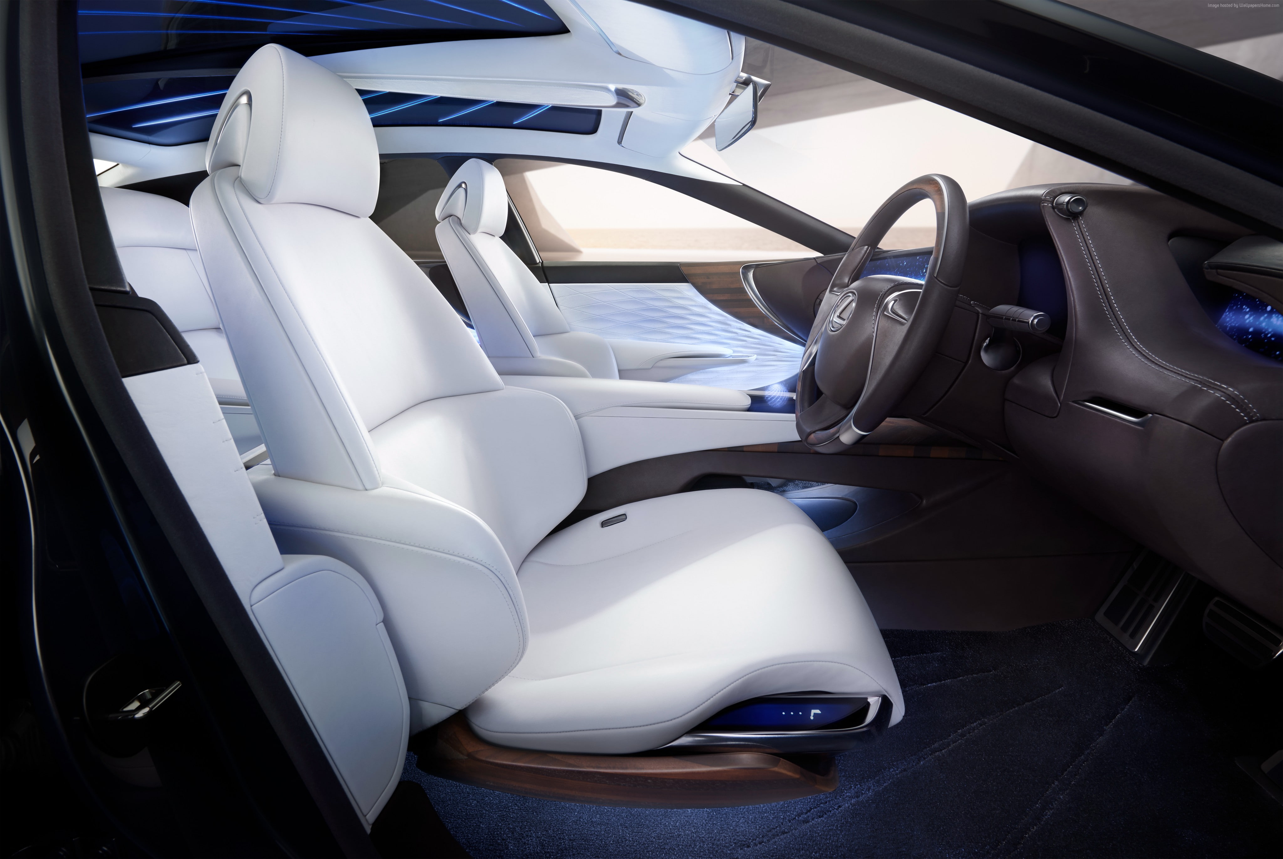 Tokyo Motor Show, interior, Concept, Lexus LF-FC, 4K, HD Wallpaper
