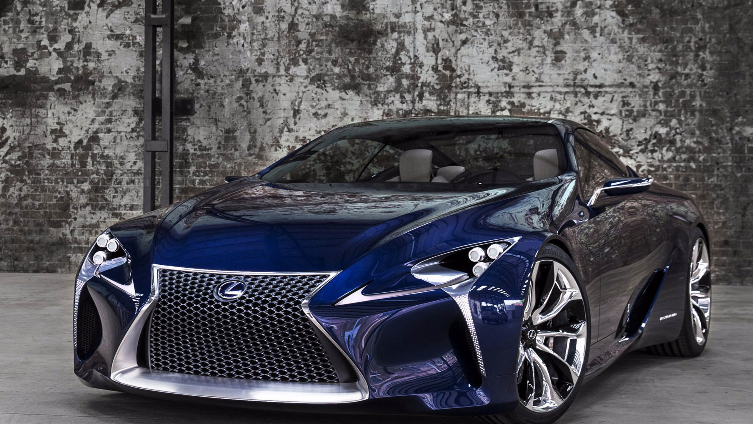 lf, Concept, 2K, Blue, Lexus, Car, lc, HD Wallpaper