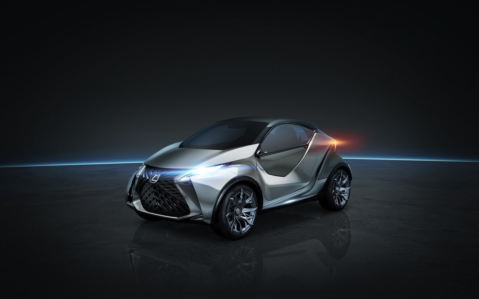 Lexus LF SA, car, concept, gray, lexus, lf, sa, 720P, subcompact, HD Wallpaper