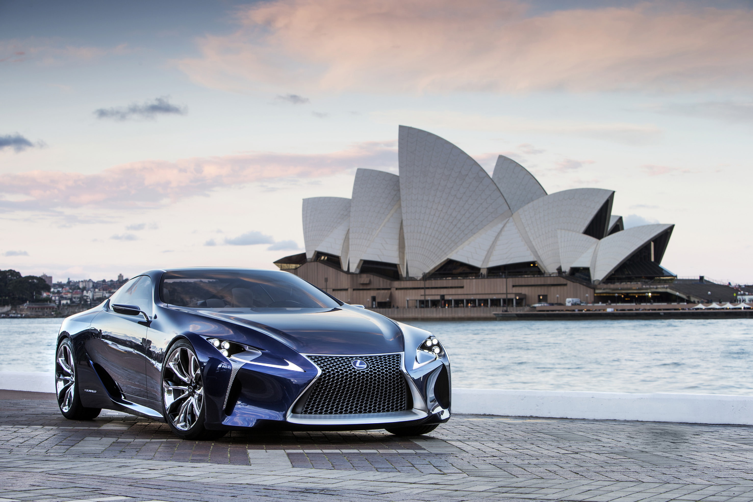 lf lc, 2K, concept, supercar, lexus, HD Wallpaper