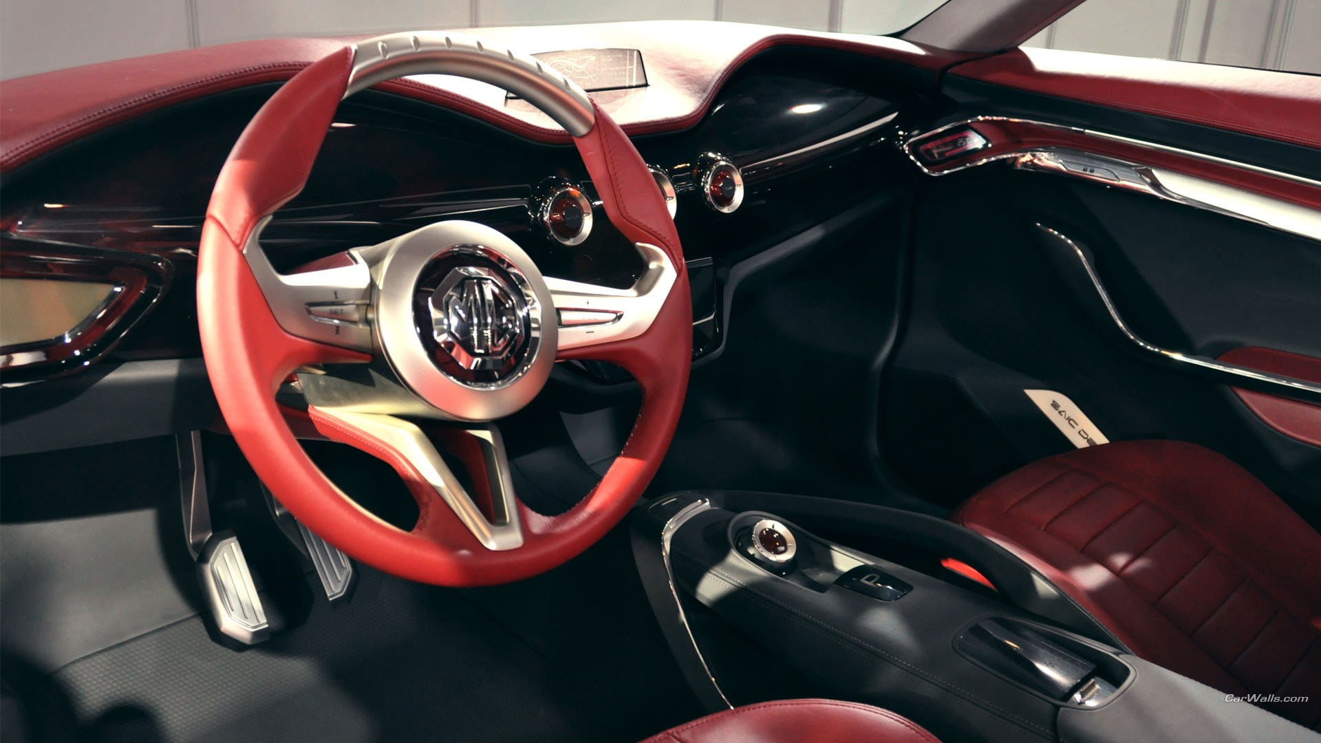 steering wheel, steering, MG Icon, high angle view, car interior, black, motor vehicle, vehicle interior, 1080P, close-up, metal, wheel, vintage car, retro styled, HD Wallpaper