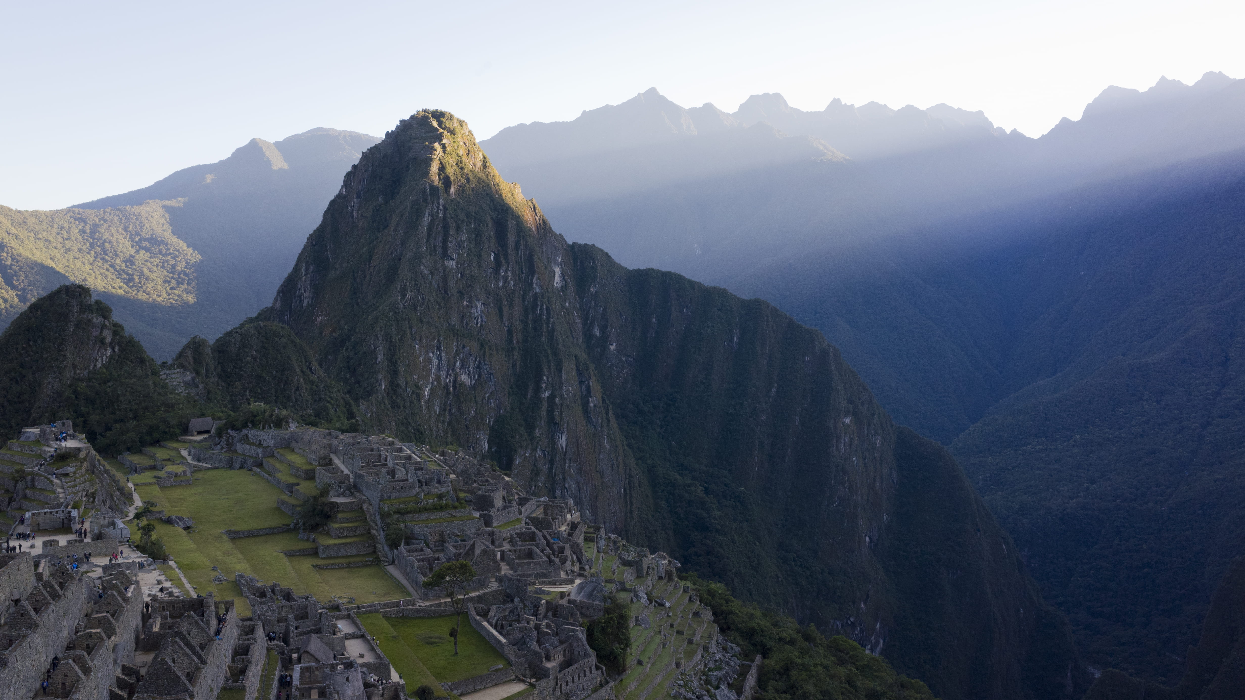 beauty in nature, outdoors, archaeology, south america, machu picchu, formations, nature, no people, photo, history, morning, mountain peak, temple, landscape, HD Wallpaper