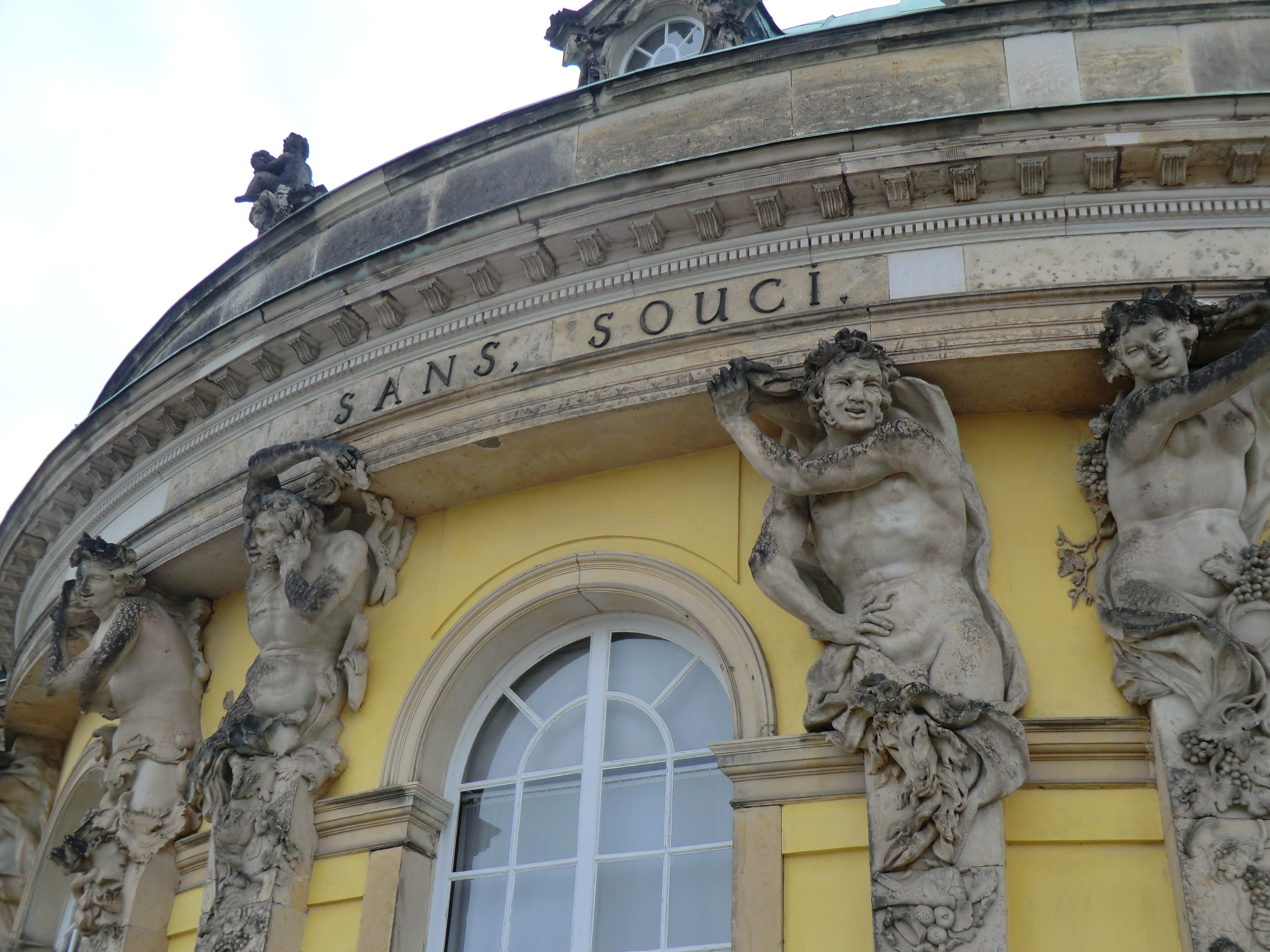 palace, 4K, germany, representation, old, creativity, built structure, luxury, park, statue, tourism, art and craft, royal, culture, male likeness, rococo, HD Wallpaper