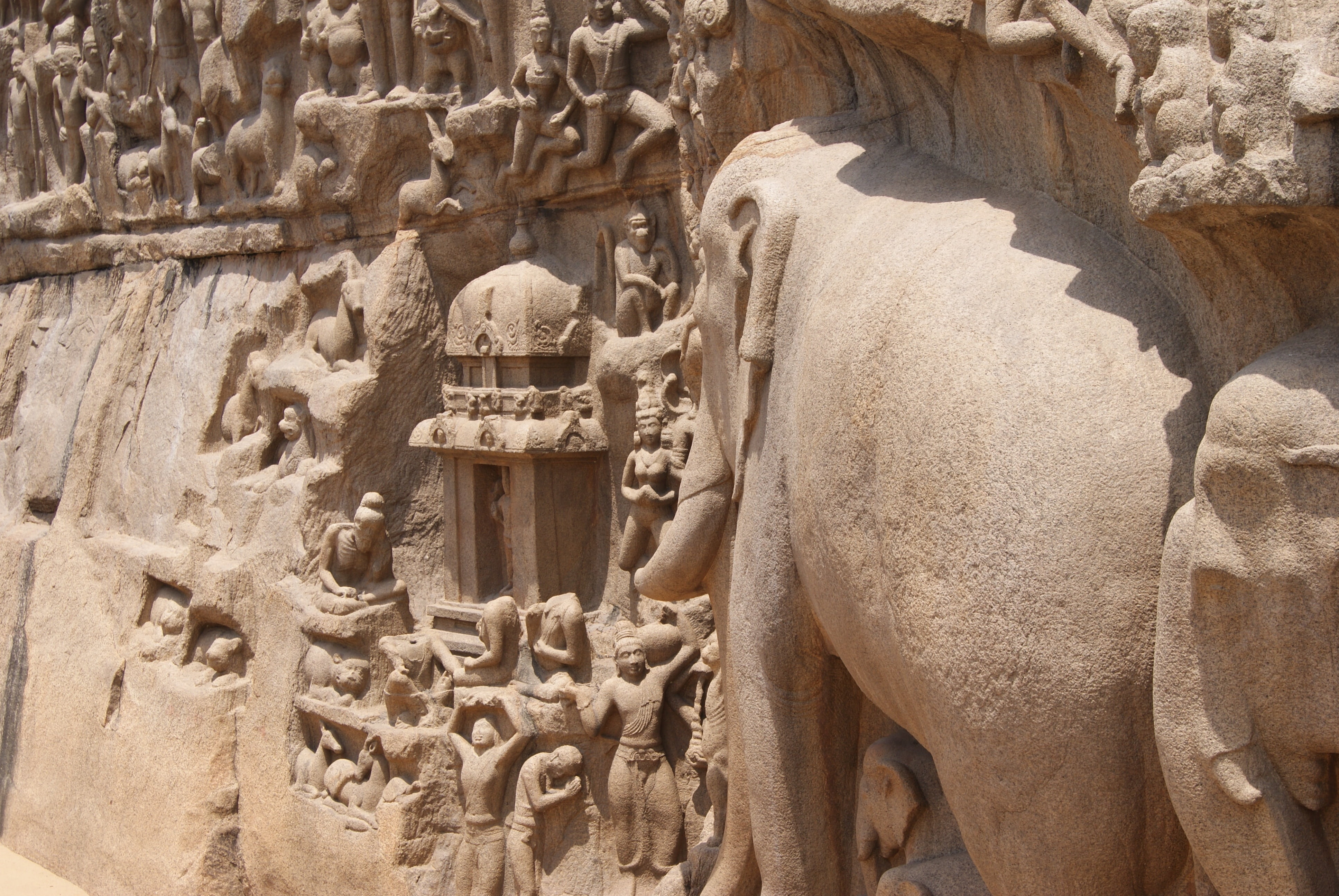 ancient architecture, mamallapuram, tourism, creativity, history, human representation, travel destinations, ancient, belief, no people, the past, sculpture, HD Wallpaper