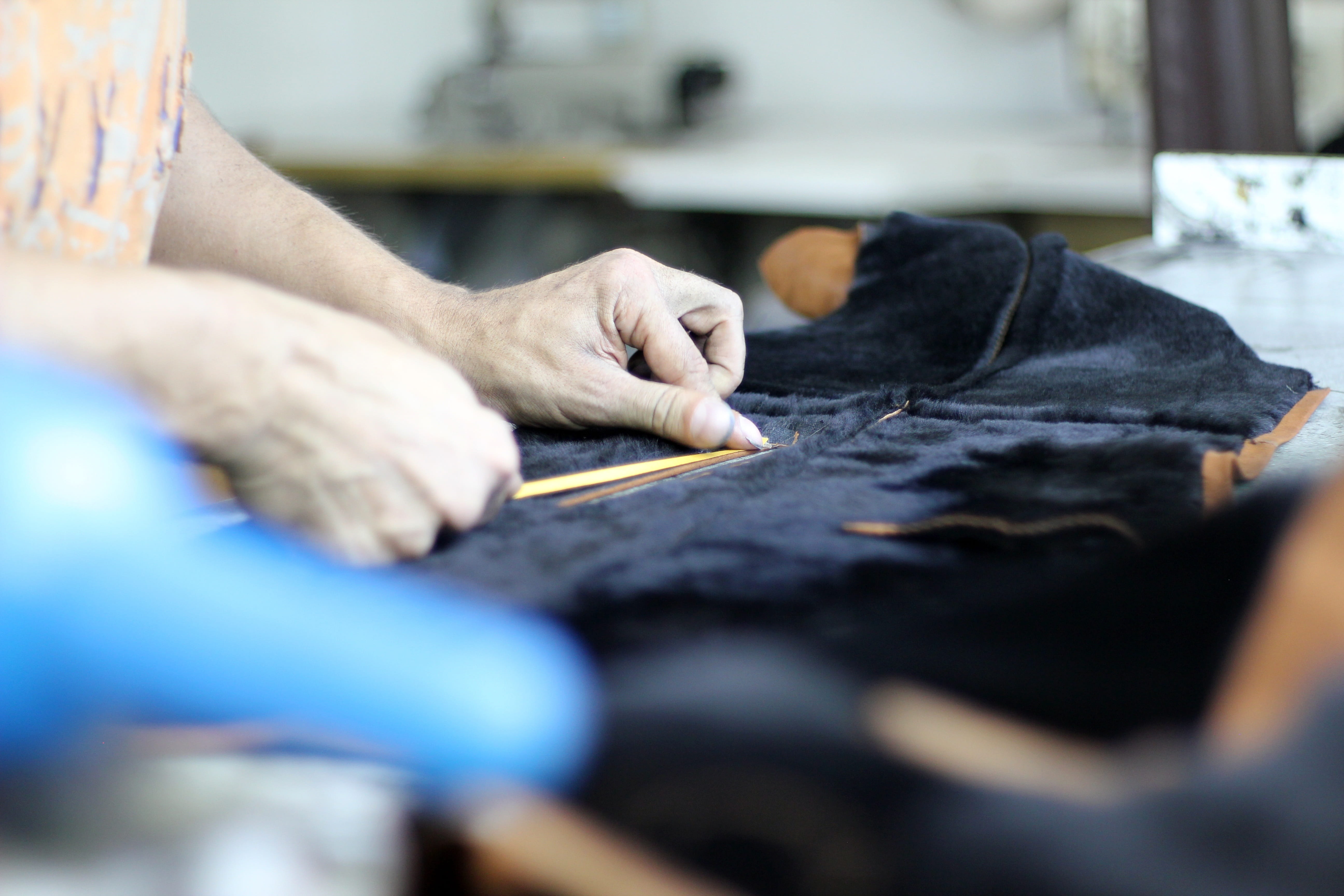 leather, fashion, machine, human hand, professional, tools, istanbul, preparation, skill, indoors, commercial, industrial, handwork, machinery, industry, HD Wallpaper