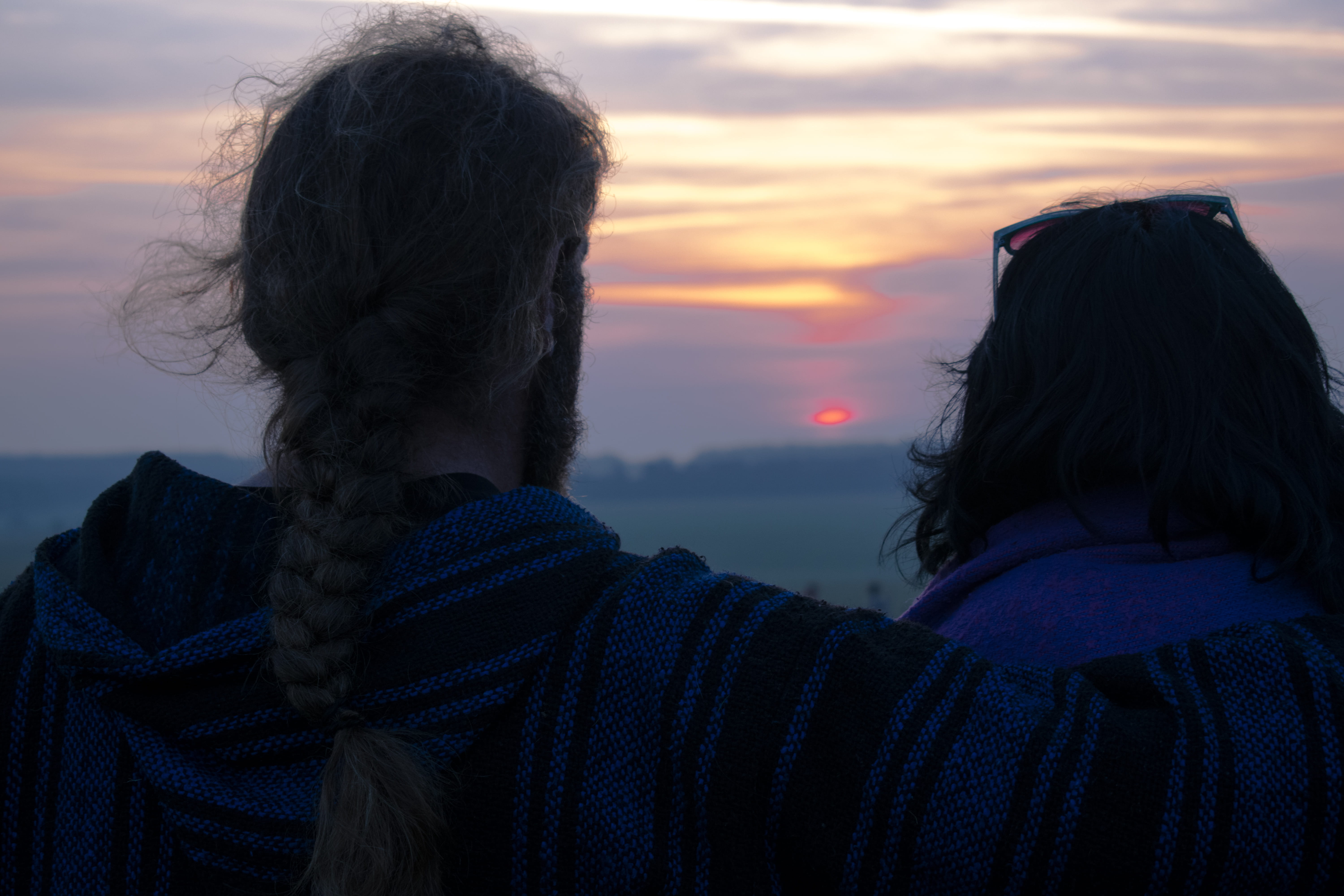 leisure activity, stonehenge, sunrise, sea, one person, 5K, nature, hair, outdoors, headshot, sunset, winter, adult, love, hairstyle, real people, women, HD Wallpaper