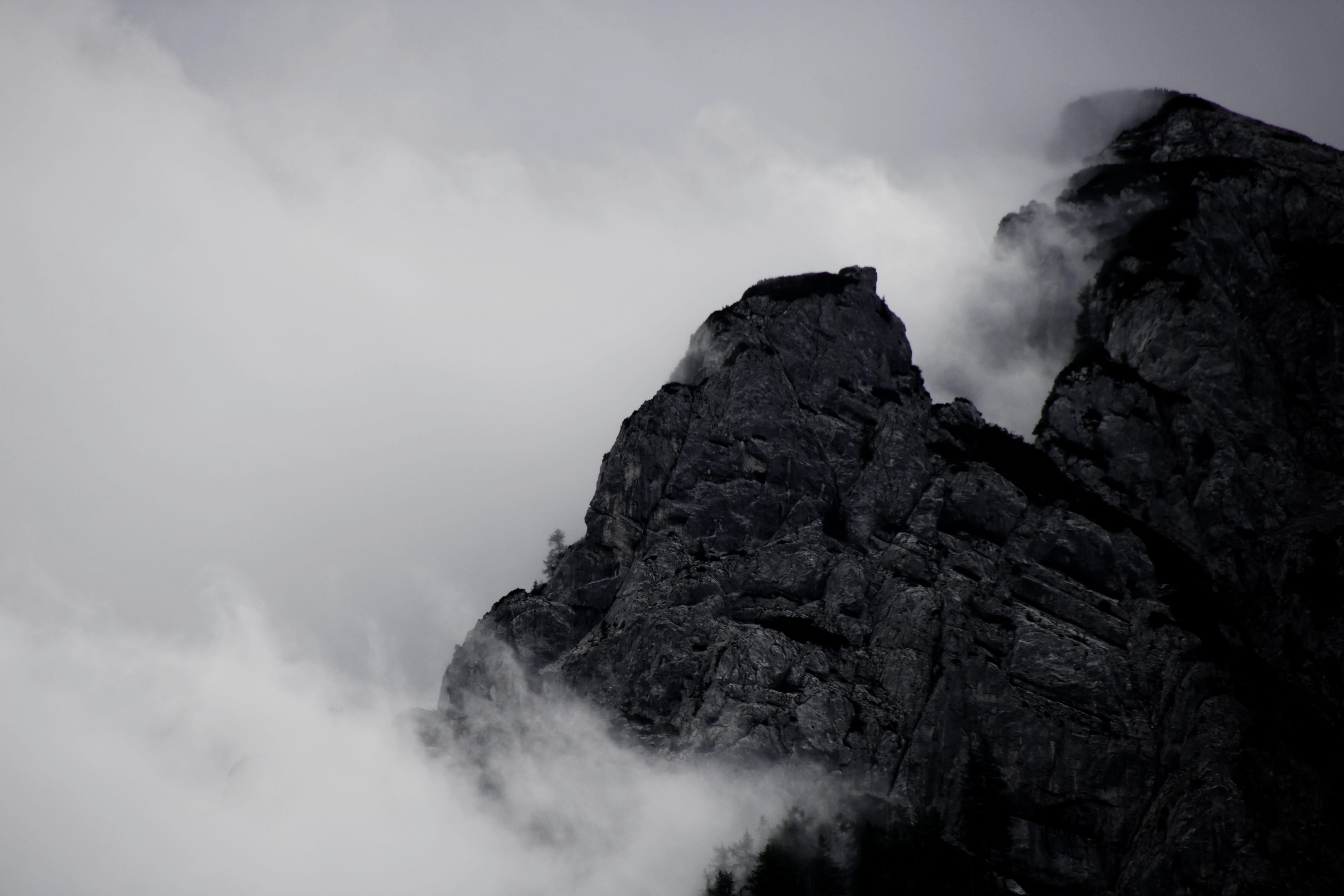 day, no people, germany, lonely, formation, sky, scenics - nature, nature, tranquility, morning, mystic, tranquil scene, rock, solid, ramsau bei berchtesgaden, HD Wallpaper