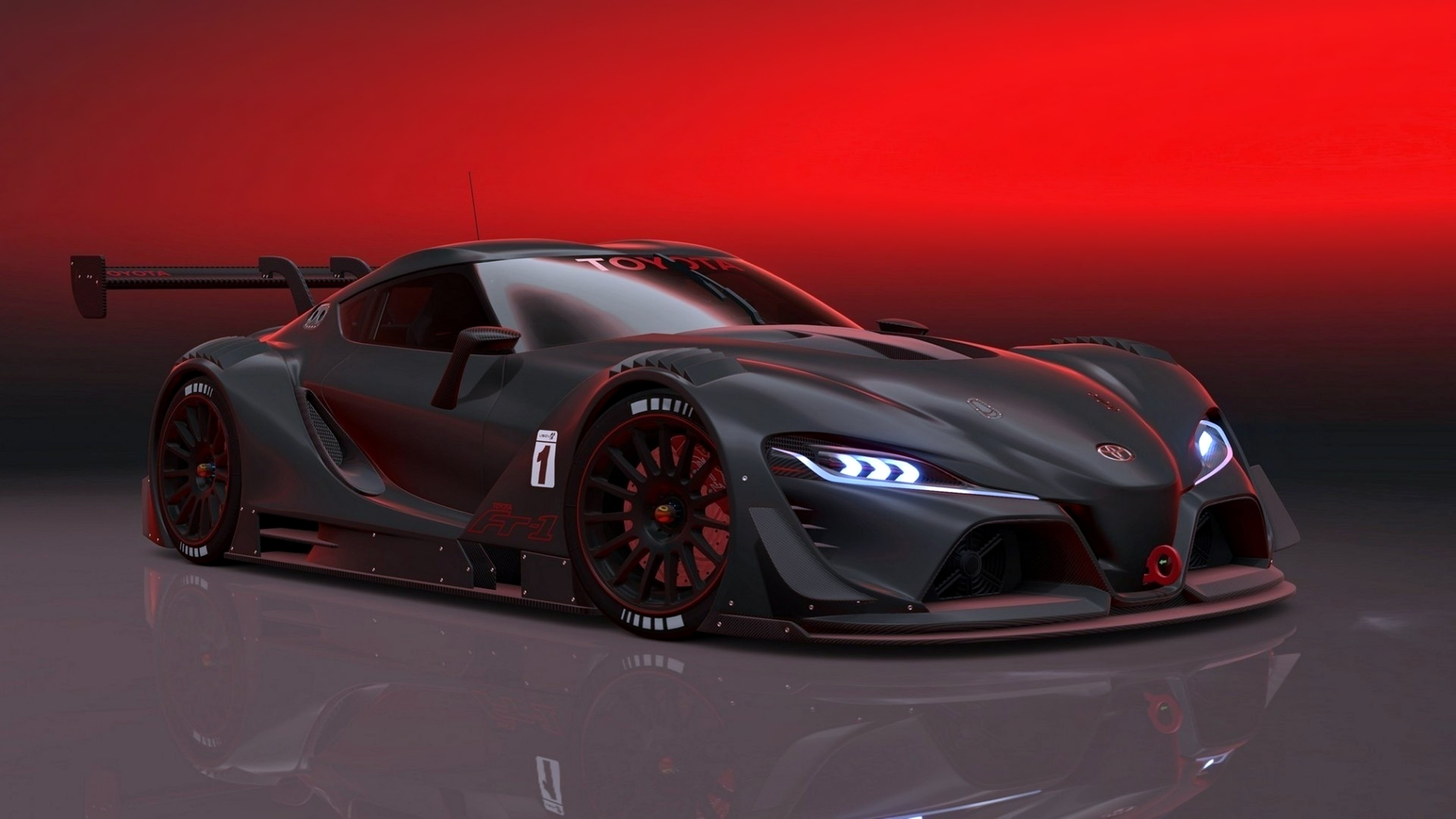 Toyota FT-1, Car, Concept Car, 4K, Black Car, Supercar, Toyota, Vehicle, HD Wallpaper
