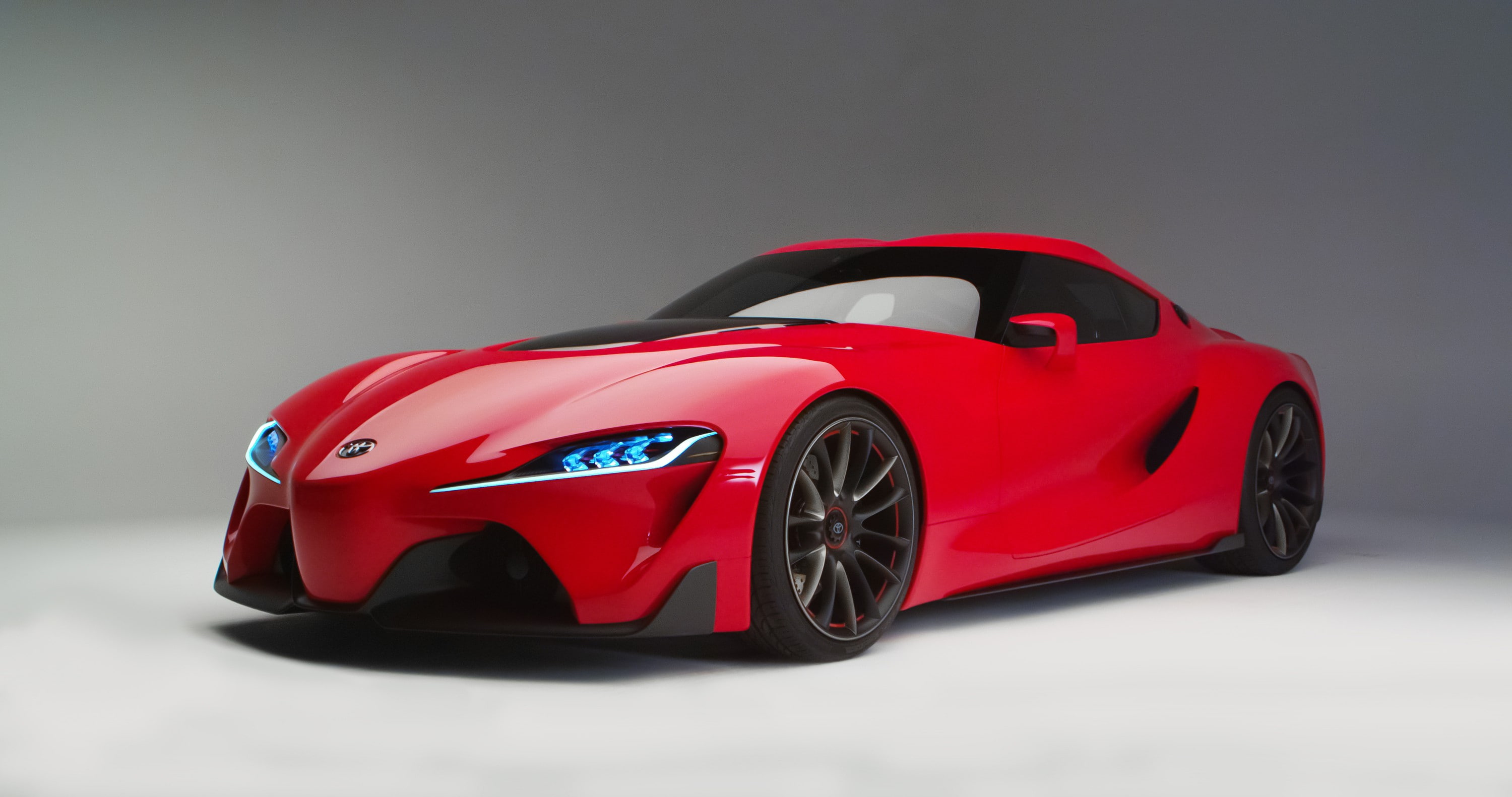 sports coupe, Concept, 2K, ft, Toyota FT-1, the car, Red, toyota, HD Wallpaper