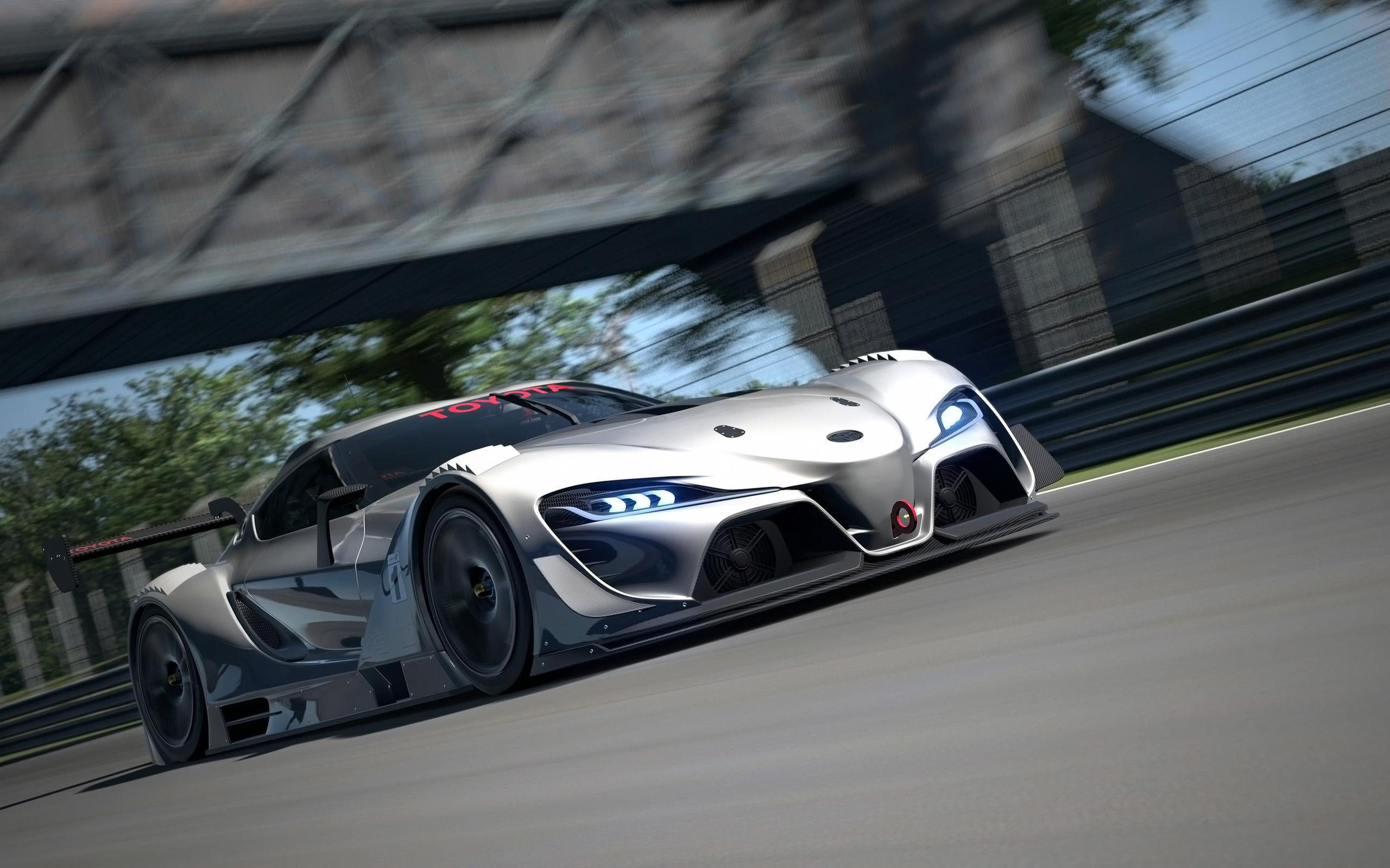 concept, 2K, vision, toyota, cars, gt, silver, 2014, ft, HD Wallpaper