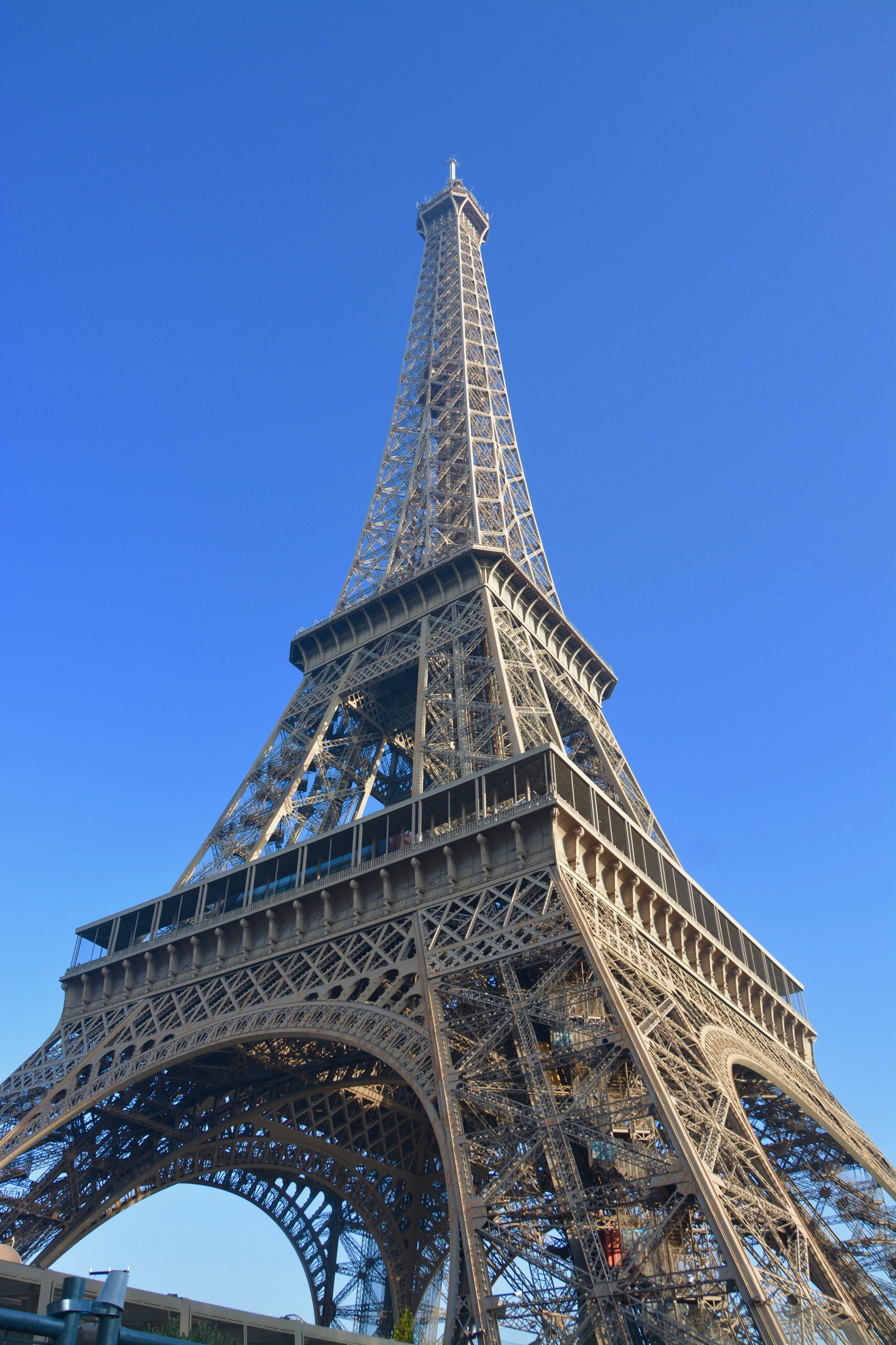 paris is the capital of french, iron - metal, travel, heritage, clear sky, history, low angle view, city, outdoors, architectural feature, day, eiffel tower, Phone HD Wallpaper