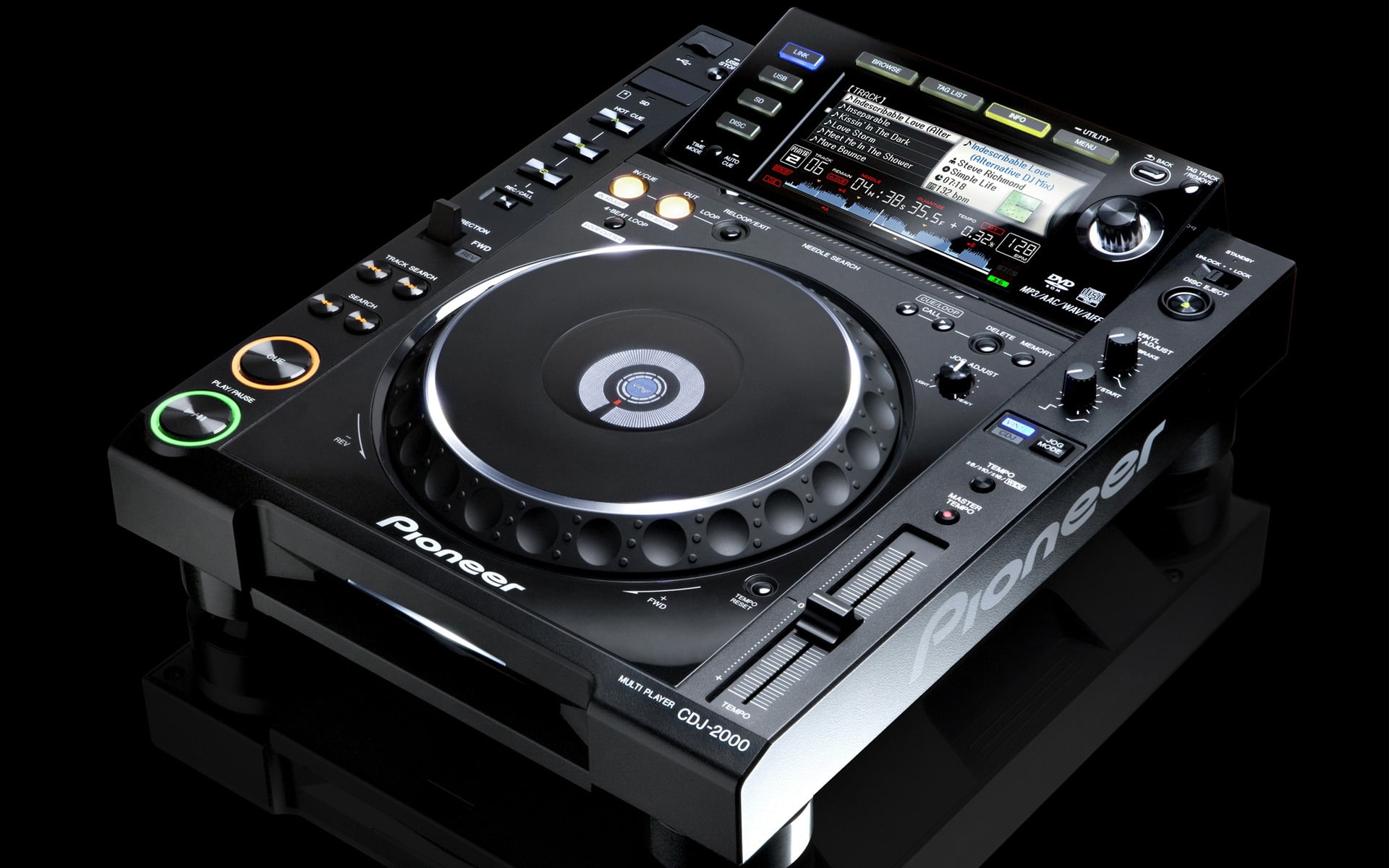 table, disco, 1080P, pioneer, mixing, cdj, professional, HD Wallpaper