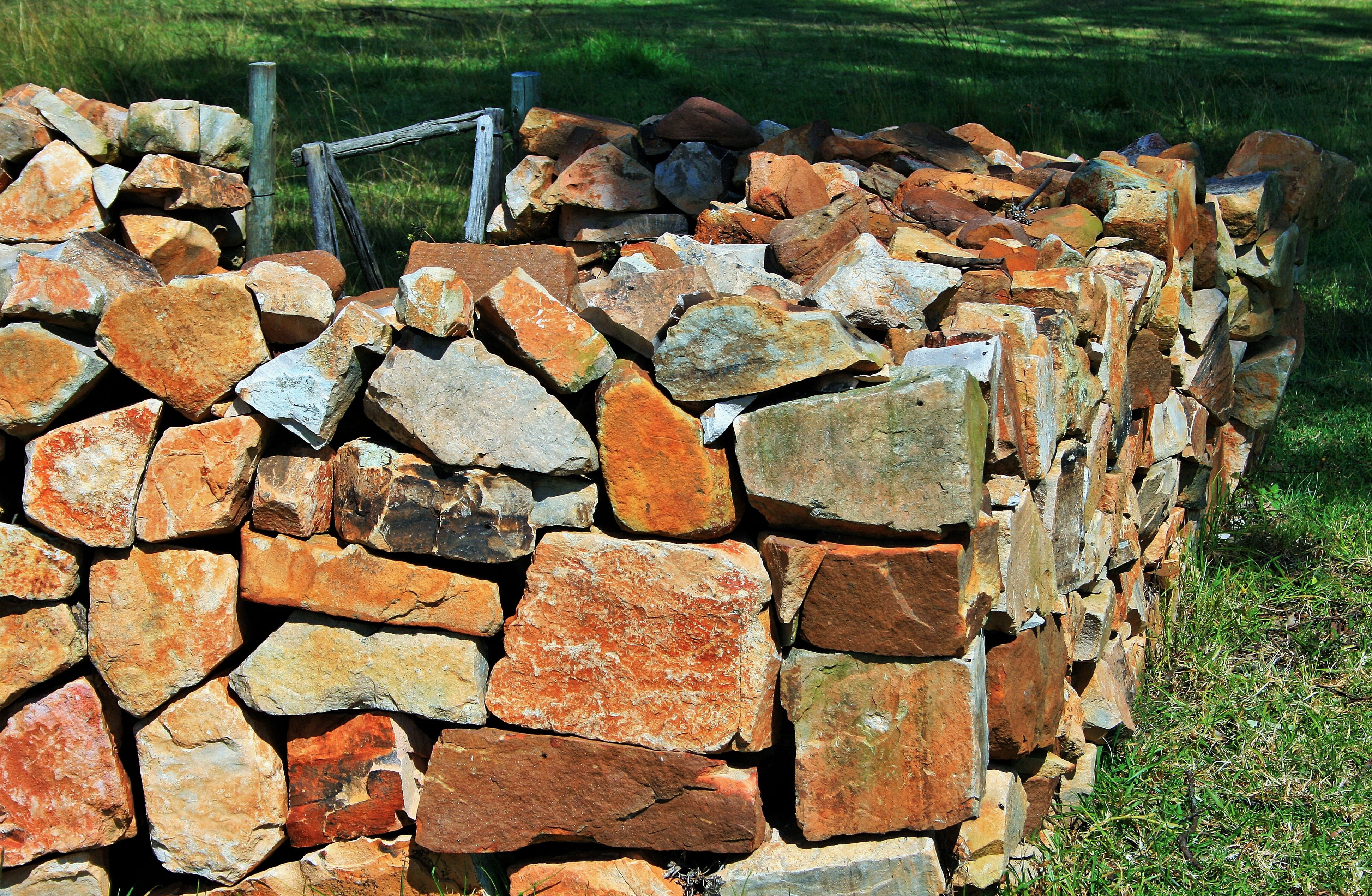 4K, abundance, day, tree, deforestation, shelter, enclosure, pretoria, agriculture farm, wood, outdoors, grass, stone - object, stone kraal, willem prinsloo, HD Wallpaper