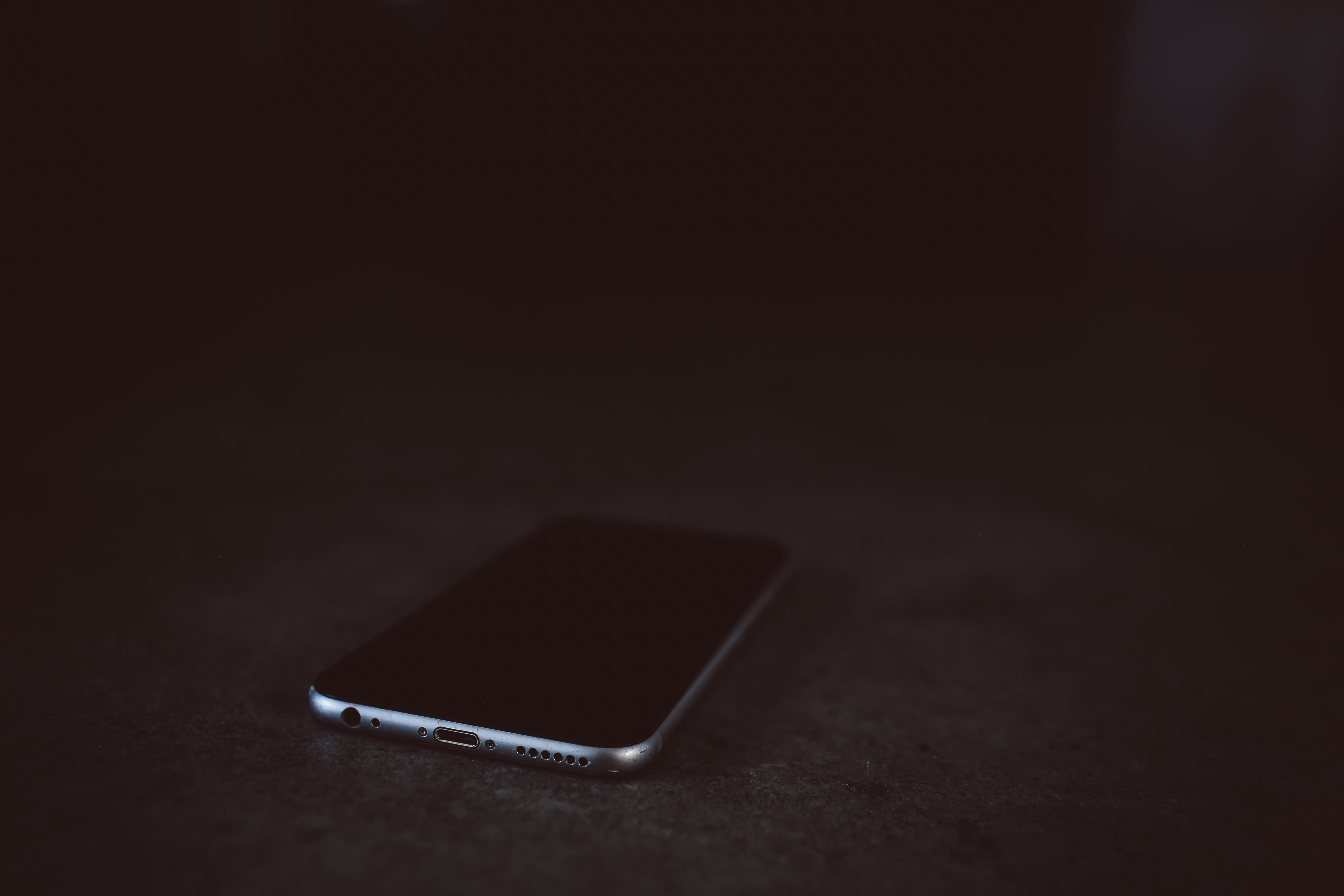 smart Phone, black color, black background, selective focus, day, copy space, portable information device, studio shot, table, wireless Technology, gray, HD Wallpaper