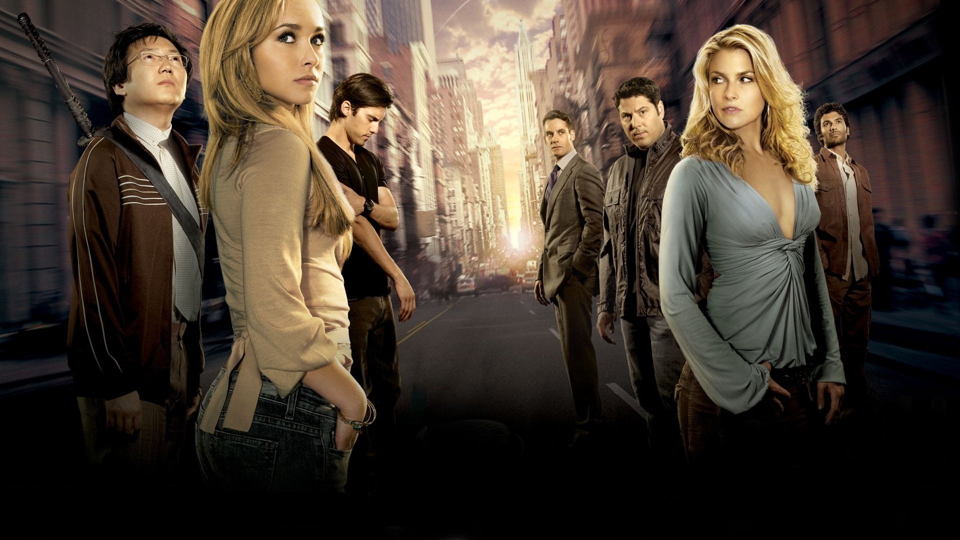 Milo Ventimiglia, Ali Larter, Heroes, TV Show, 1080P, Hayden Panettiere, Masi Oka, HD Wallpaper