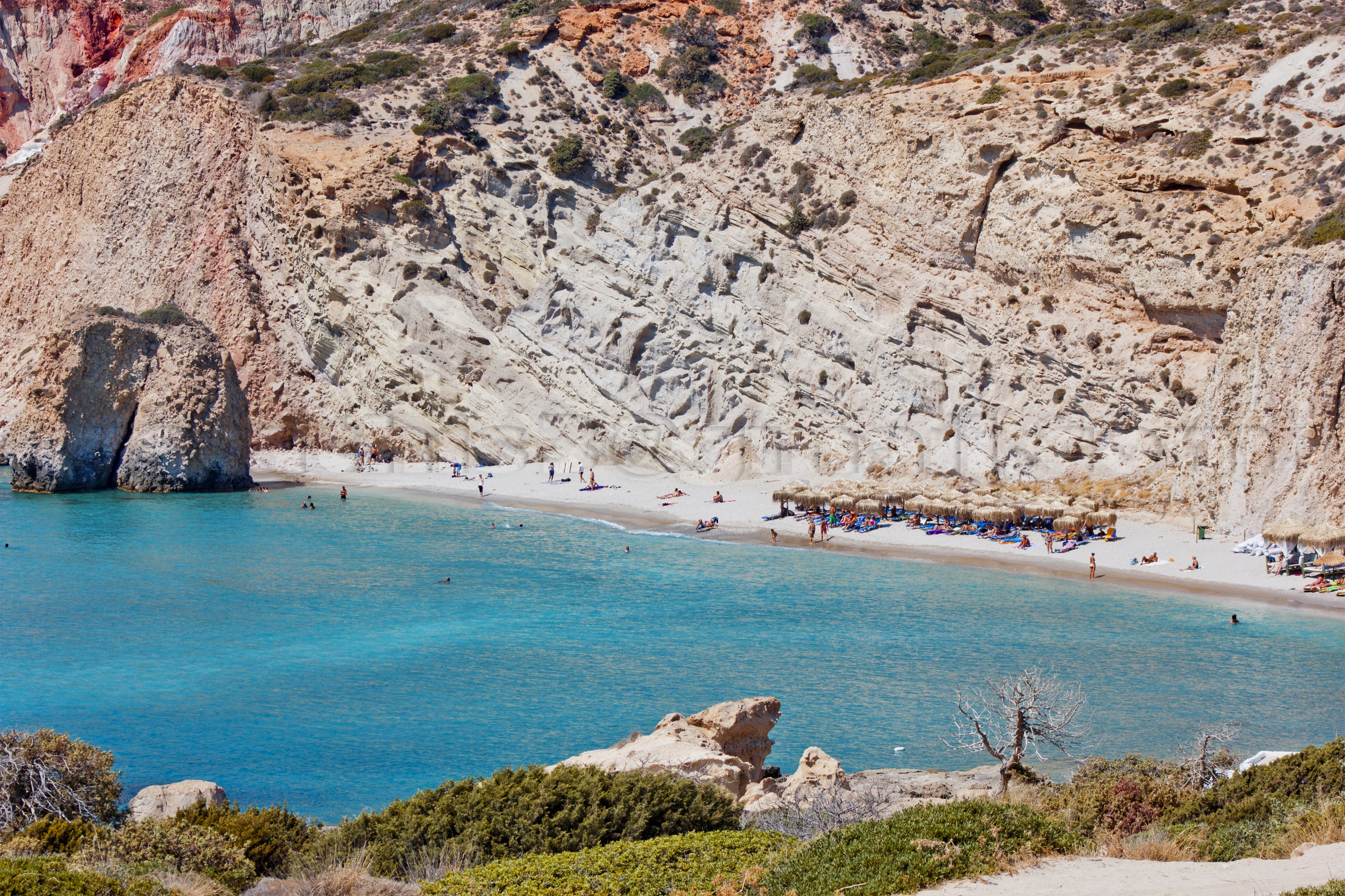 mountain, milos, non-urban scene, idyllic, rock - object, greece, scenics - nature, formation, rock, cyclades, nature, day, beauty in nature, rock formation, HD Wallpaper
