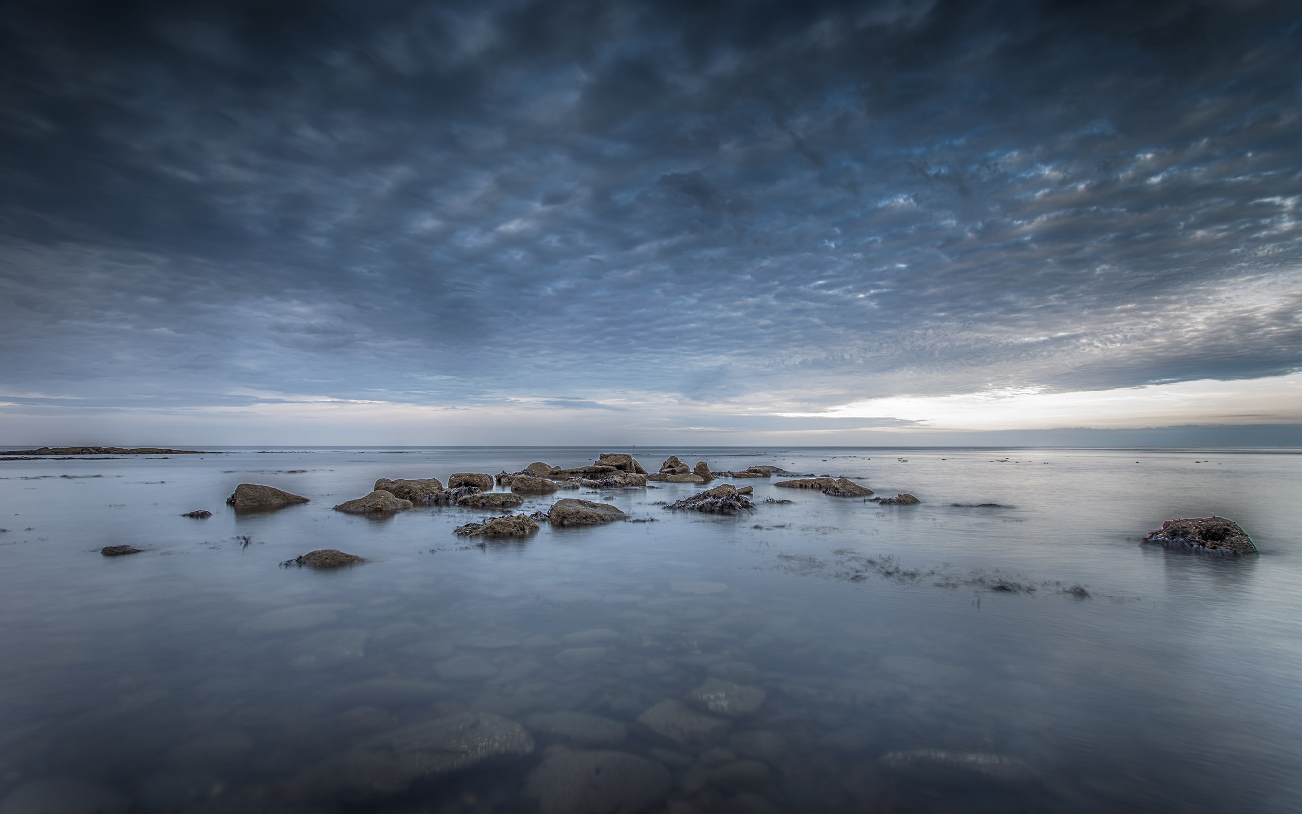 nature, 2K, ocean, hd, stones, rocks, HD Wallpaper
