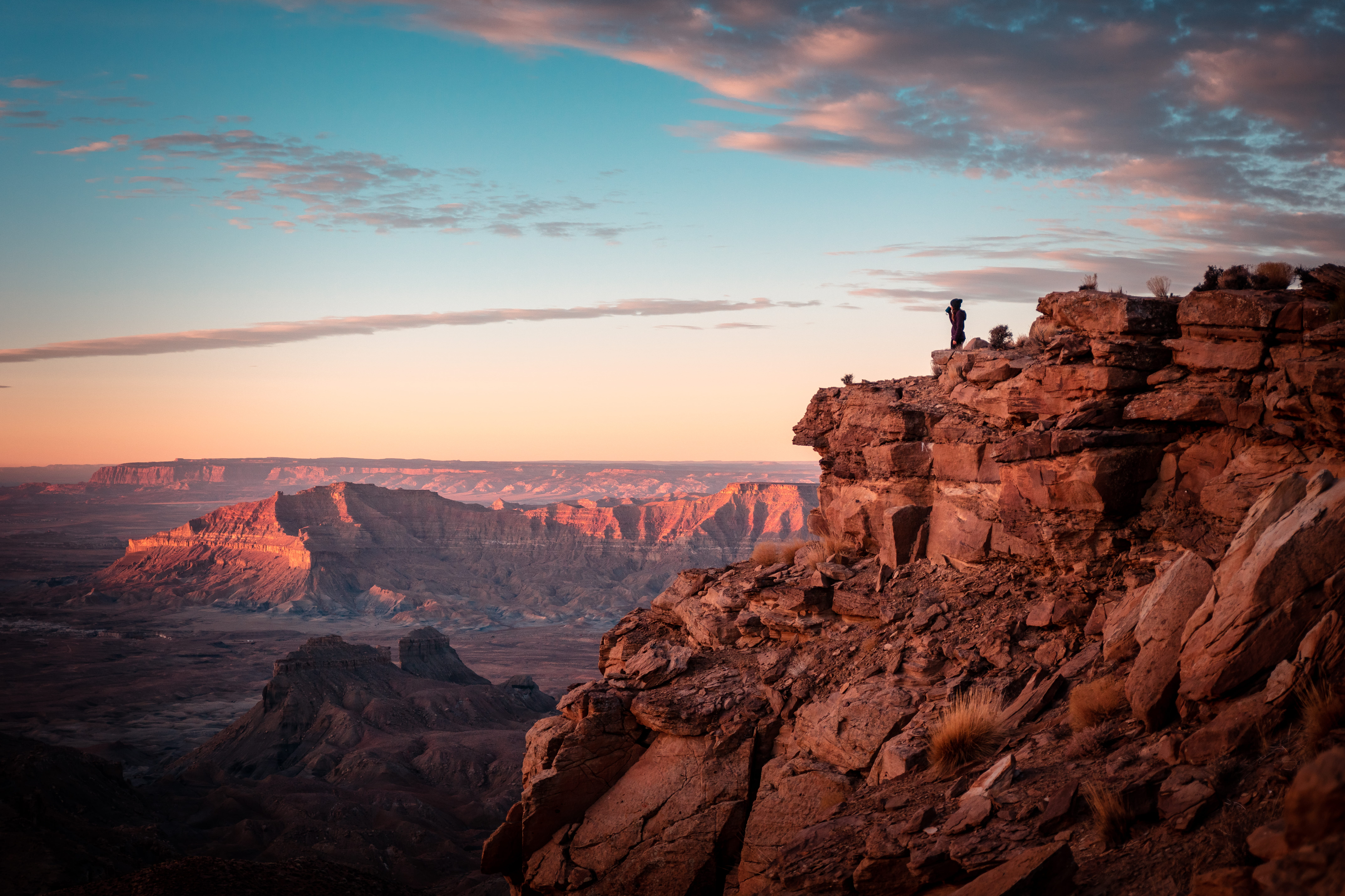tranquil scene, view, beauty in nature, rock, sandstone, physical geography, desert, hour, photography, patrick hendry, tranquility, adventure, white, idyllic, HD Wallpaper