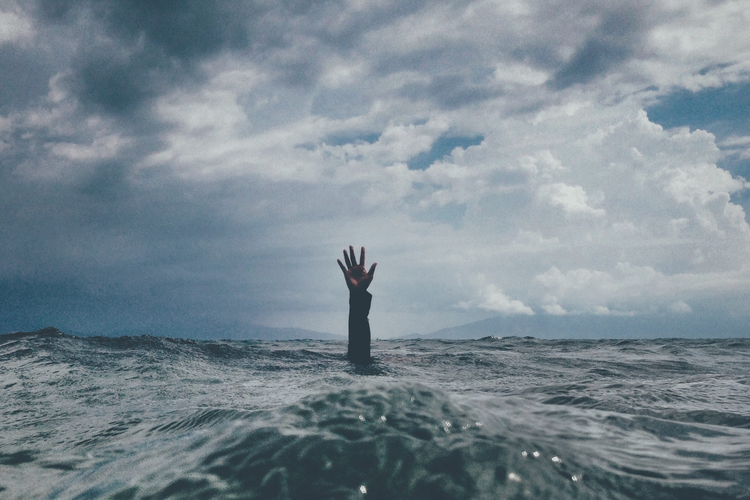 nature, scenics - nature, Cold Water, lifestyles, body, beauty in nature, sky, leisure activity, hand, human arm, reach, blue, tranquil scene, horizon, HD Wallpaper