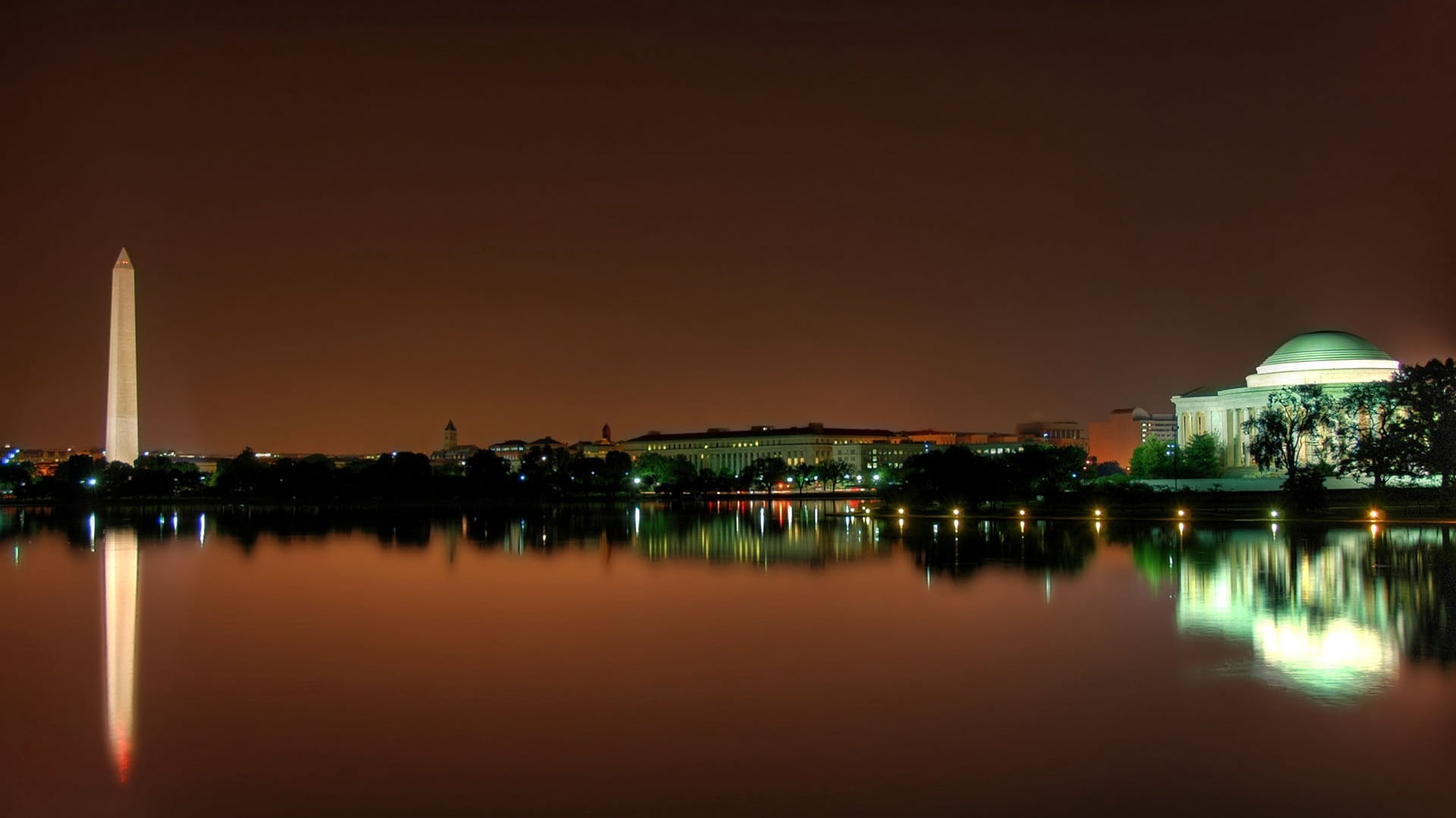 water, washington, no People, u, sky, urban Skyline, washington DC, river, dusk, light, cityscape, waterfront, 1080P, outdoors, s, asia, religion, built Structure, HD Wallpaper