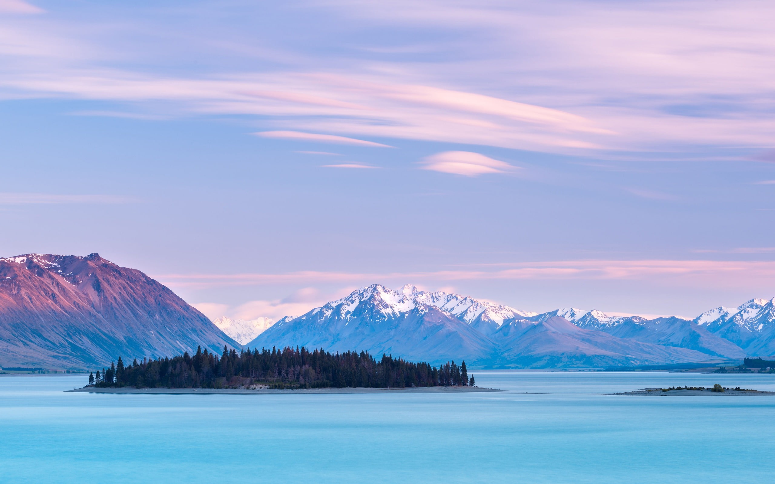winter, tekapo, cold temperature, clouds, nature, mountain, snowcapped mountain, snow, no people, non-urban scene, cloud - sky, waterfront, wallp, scenics - nature, HD Wallpaper