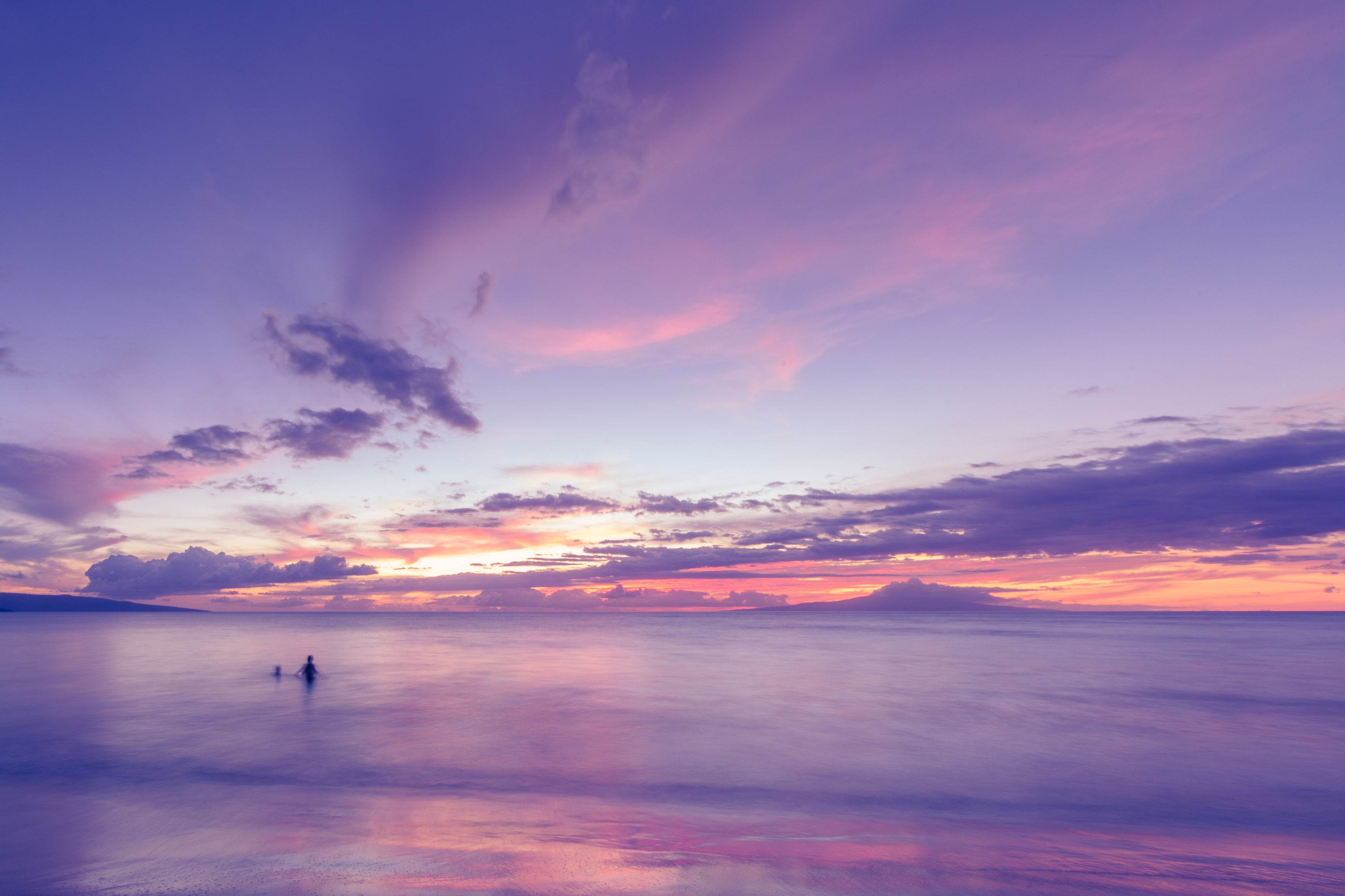Maui, long exposure, nature, panorama, scenics, water  waves, golden hour, sky, sea, outdoors, photography, coastline, 4K, cloud - Sky, summer, ocean, HD Wallpaper