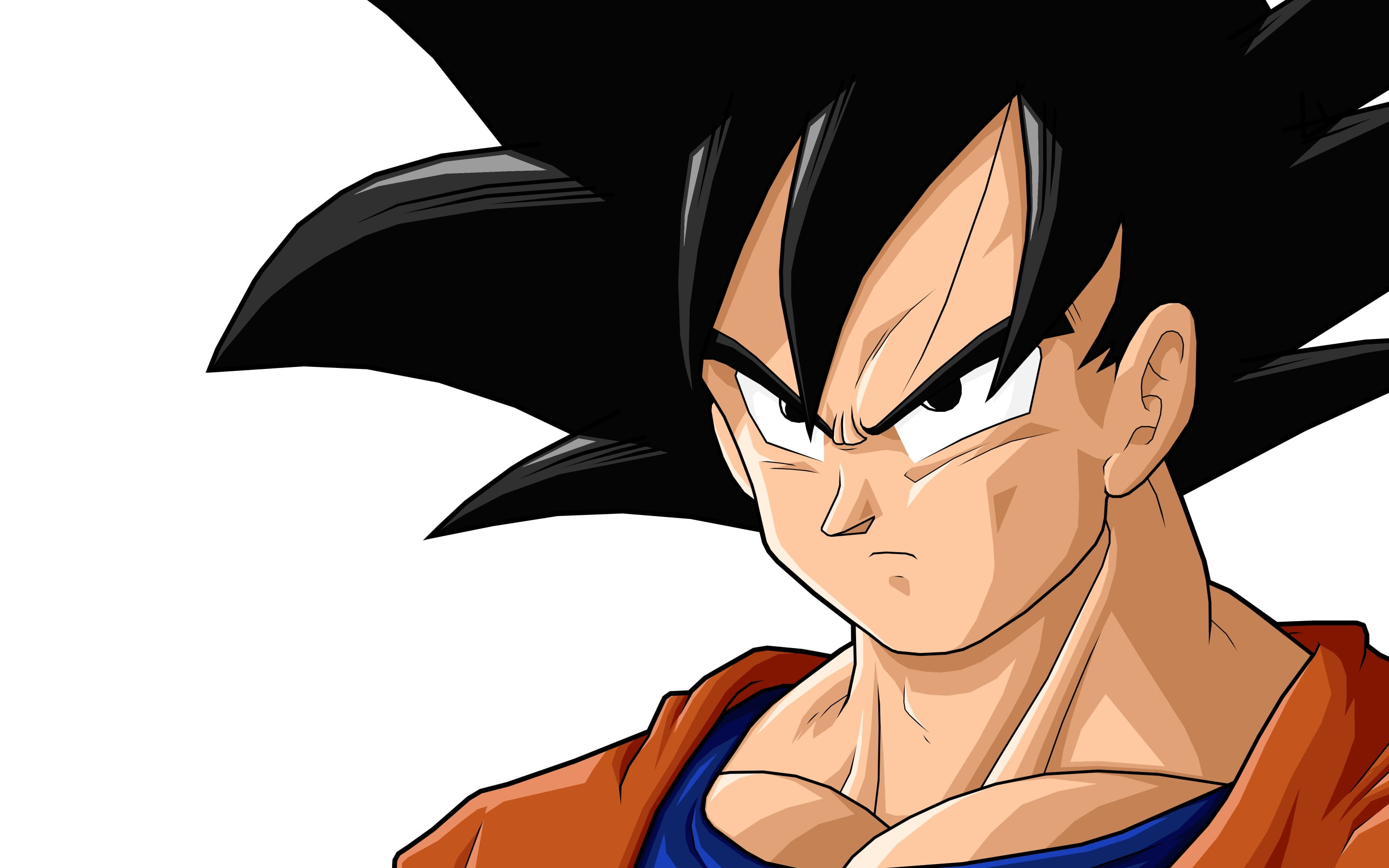 bird, outdoors, no people, art and craft, protection, white background, Dragon Ball, day, safety, nature, low angle view, son, Son Goku, studio shot, orange color, HD Wallpaper
