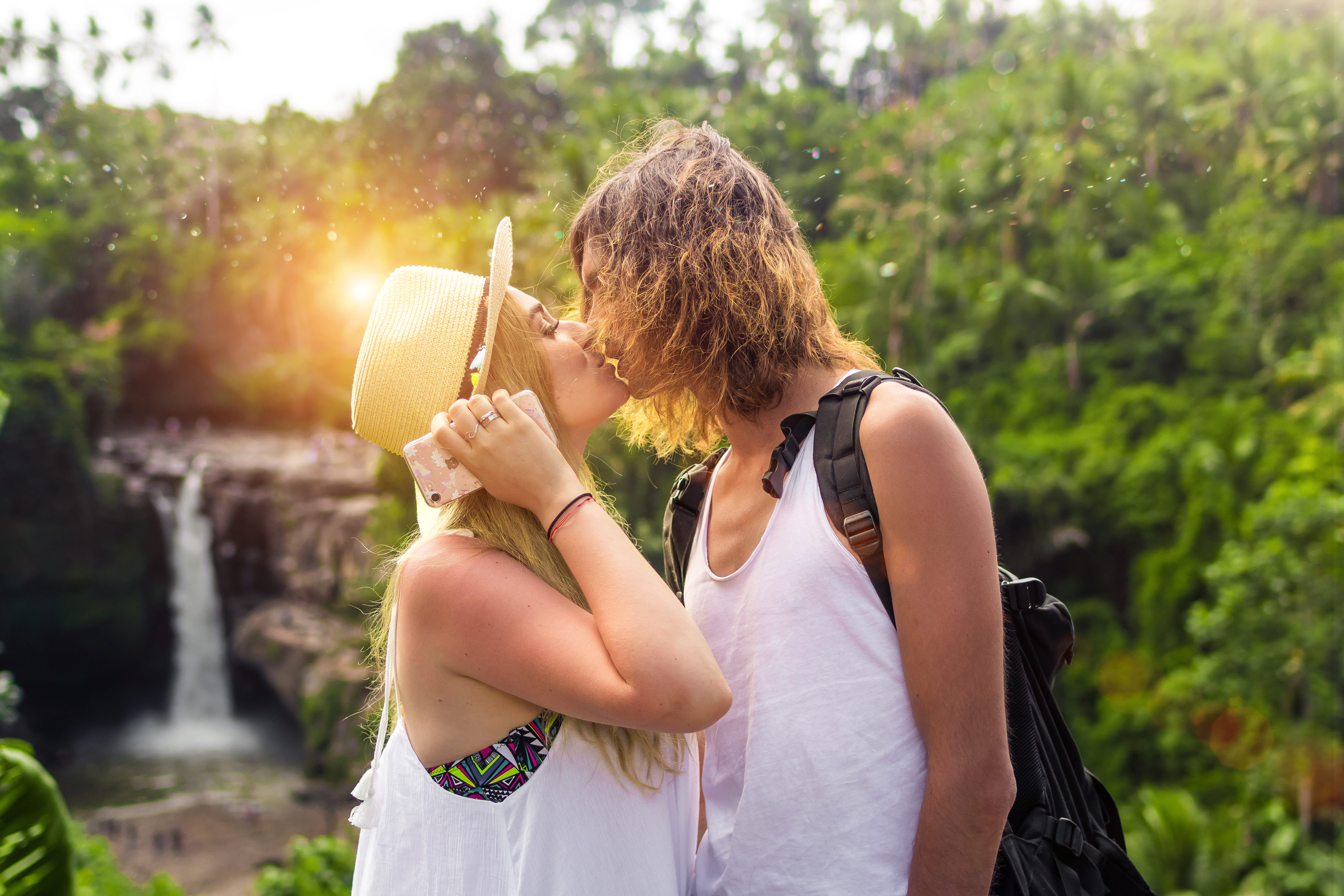 people, boyfriend, embracing, rainforest, girlfriend, hiker, focus on foreground, together, woman, outdoors, holiday, couple - relationship, women, female, HD Wallpaper