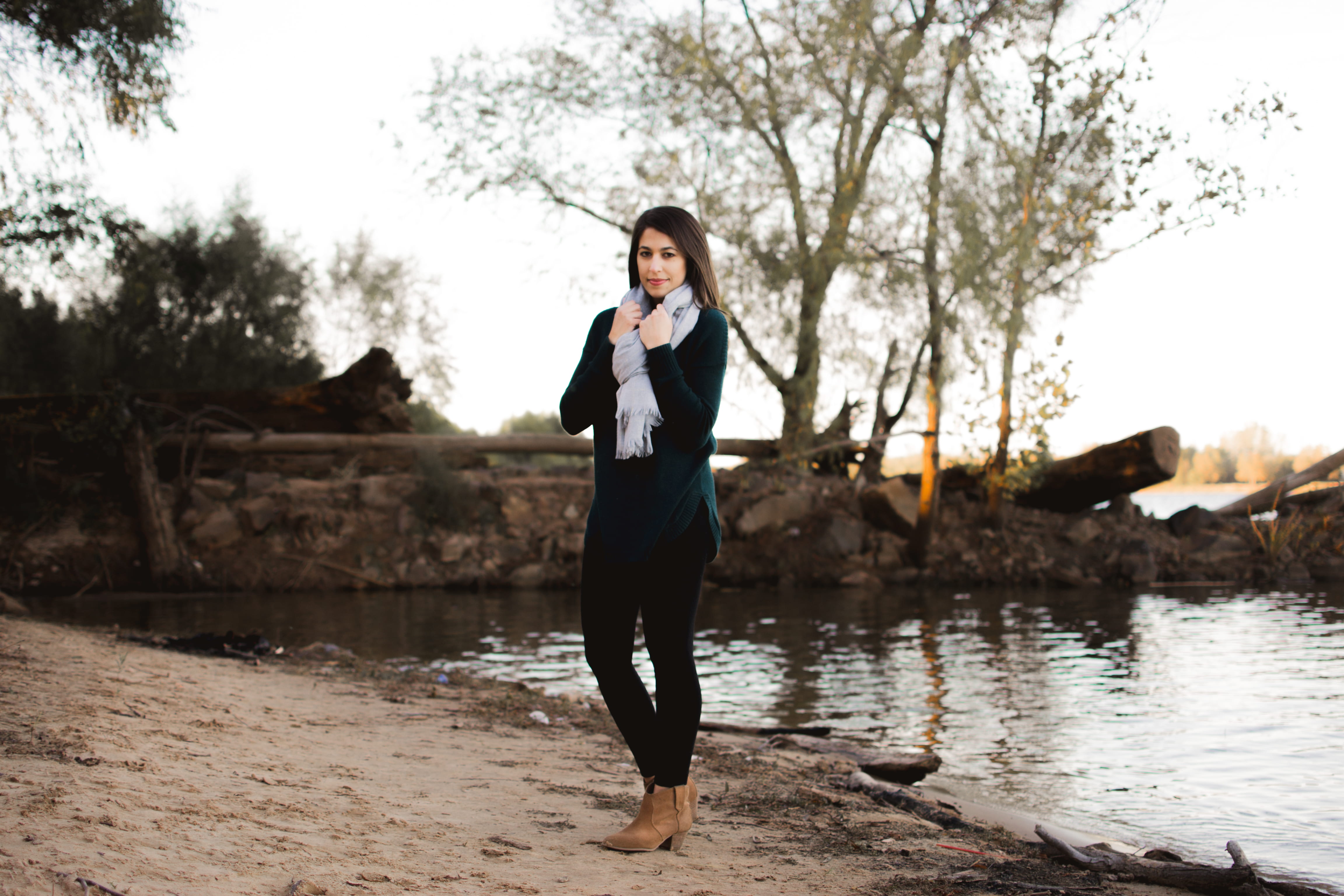 4K, casual clothing, river, lifestyles, woman, water, photoshoot, fashionable, environment, focus, one person, young women, posture, wear, day, adult, HD Wallpaper