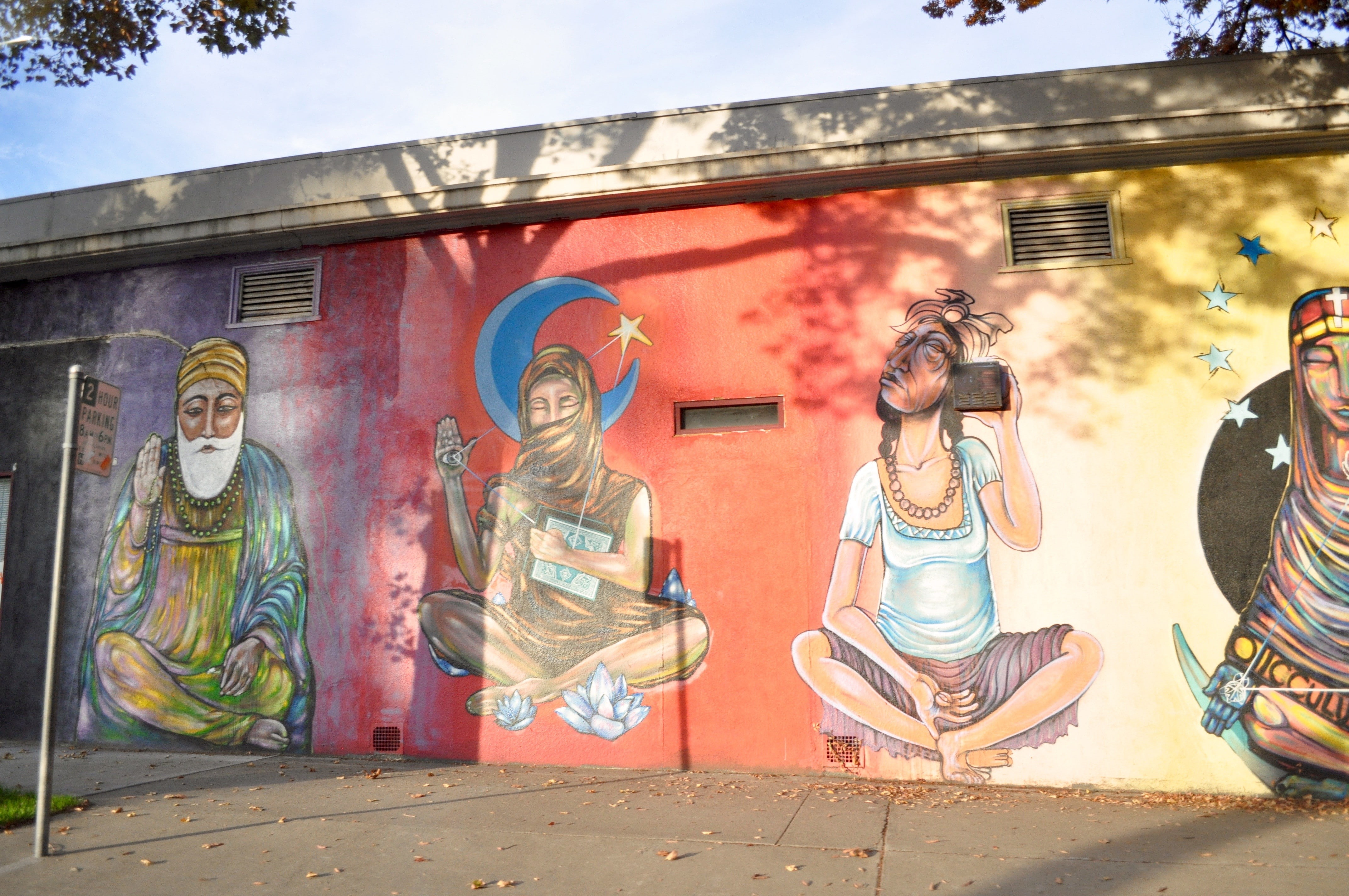 photography, urban, wall, Sacramento, street art, 4K, HD Wallpaper