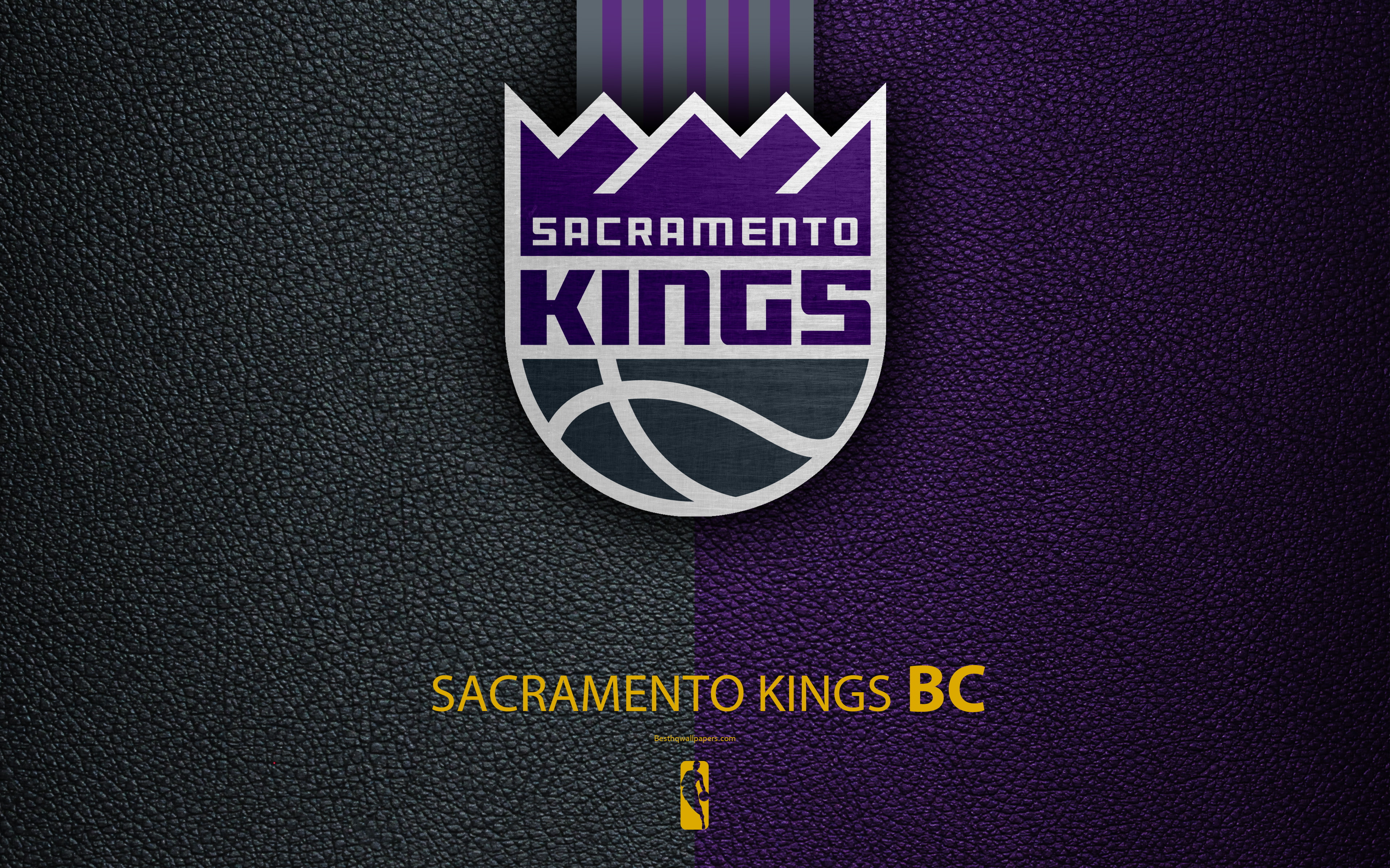 Logo, Sacramento Kings, NBA, 4K, Basketball, HD Wallpaper
