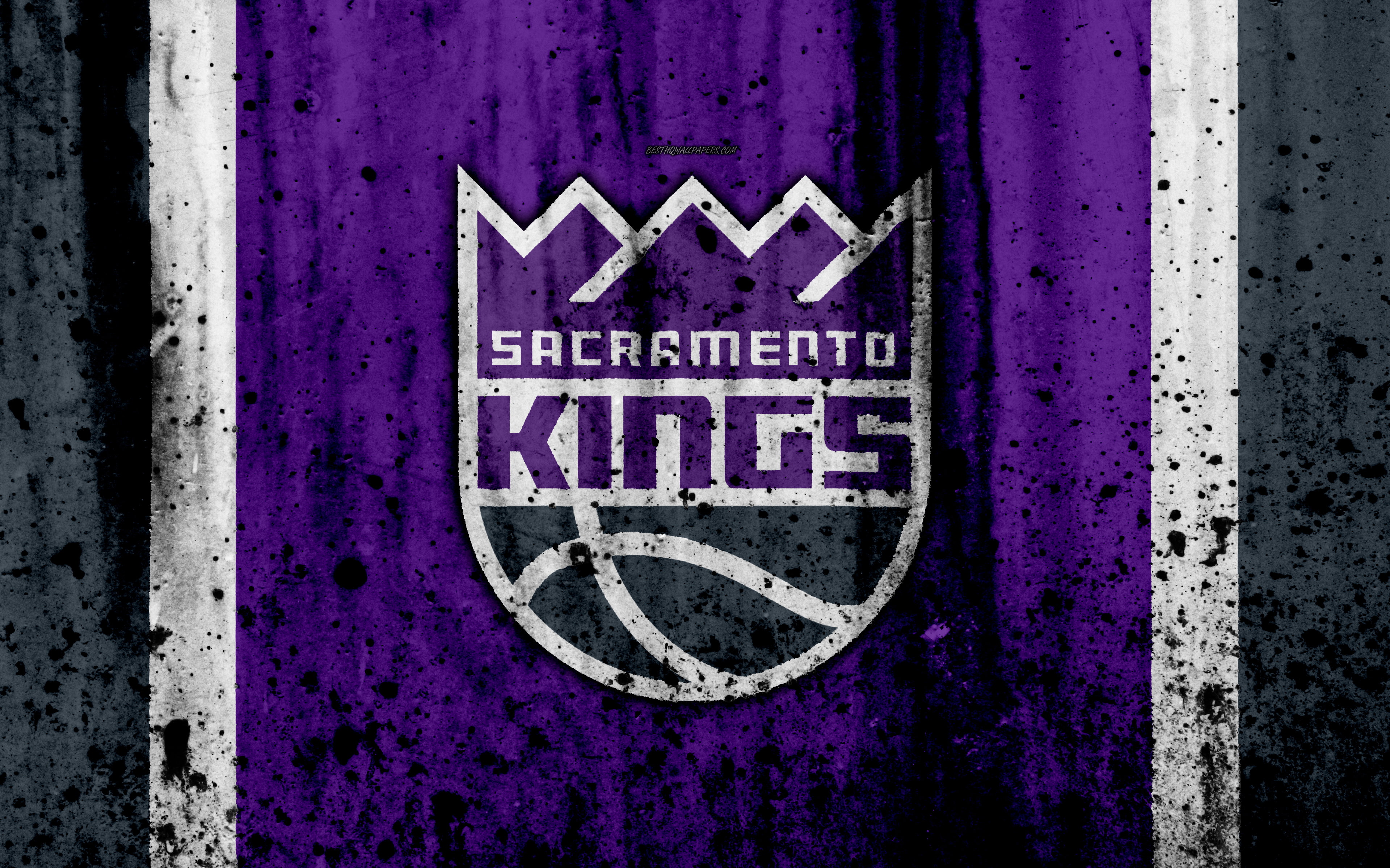 Sacramento Kings, Logo, NBA, Basketball, 4K, HD Wallpaper