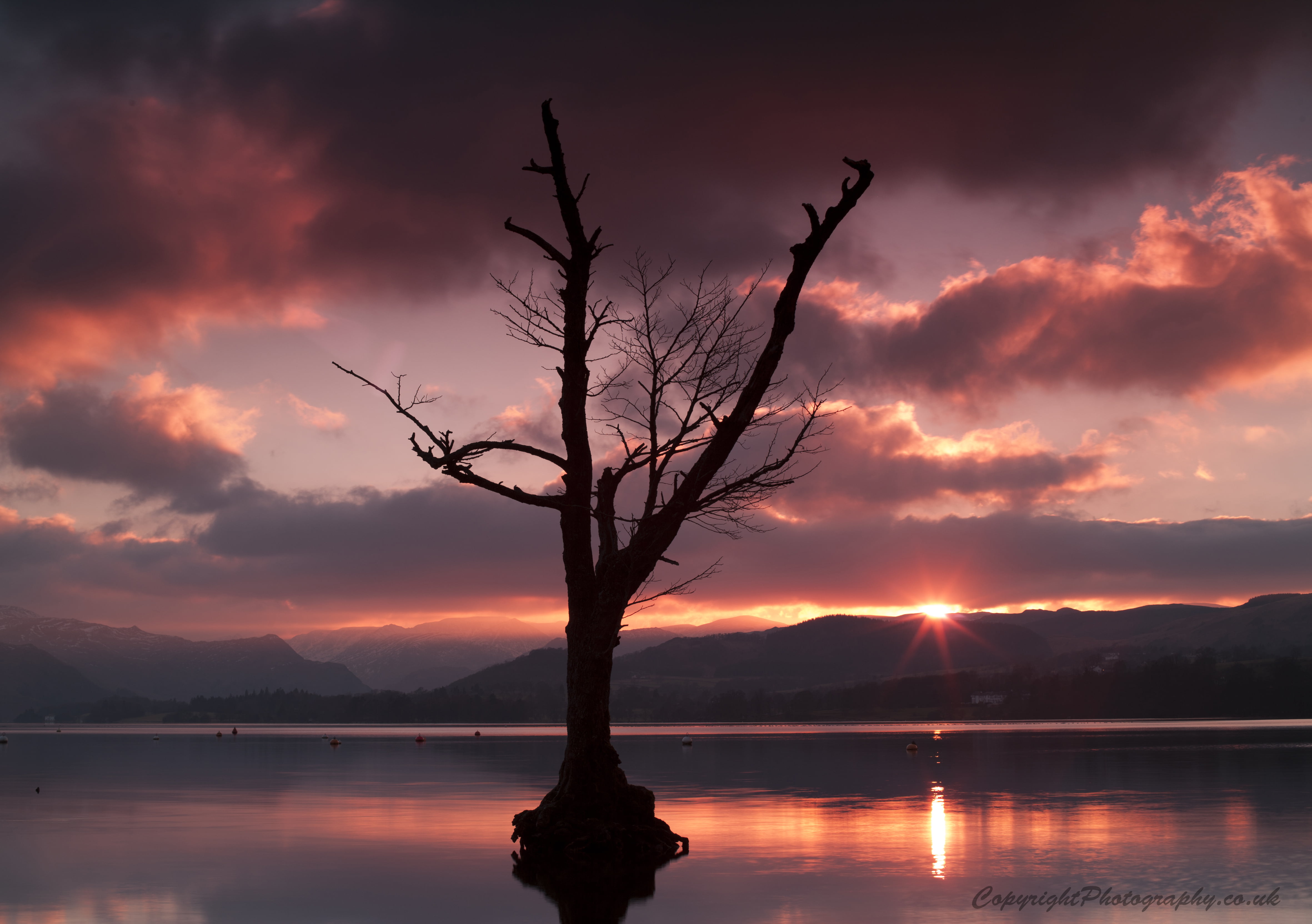 Reflections, Landscapes, Clouds, Mkii, summer, cloud - Sky, lake, Erosion, sunlight, Pooley Bridge, Sky, dusk, Lake District, scenics, leafless, golden hour, HD Wallpaper