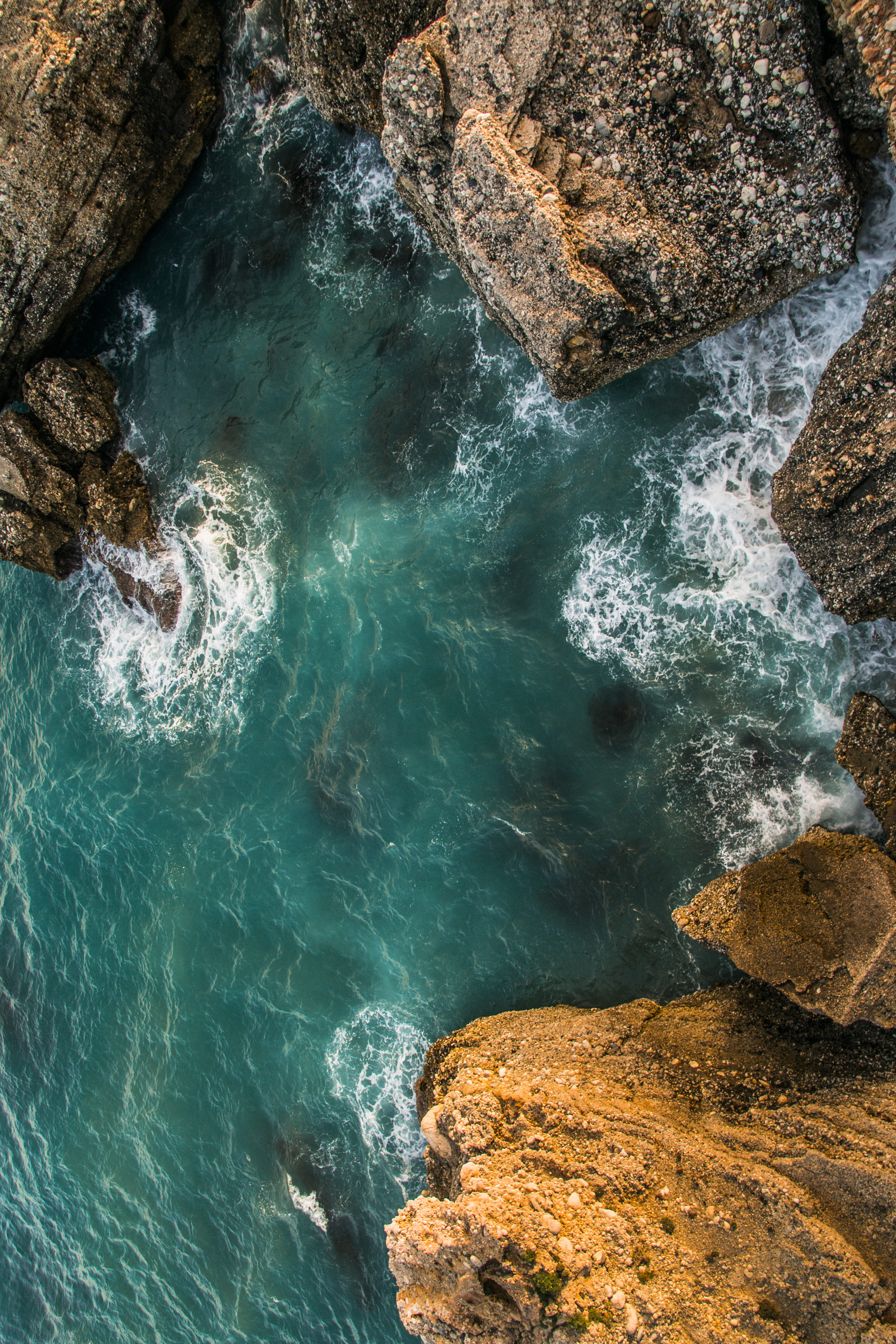 tranquility, power in nature, sport, motion, photography, from above, 5K, scenics - nature, day, beauty in nature, birds eye view, outdoors, ocean, aerial shot, Phone HD Wallpaper