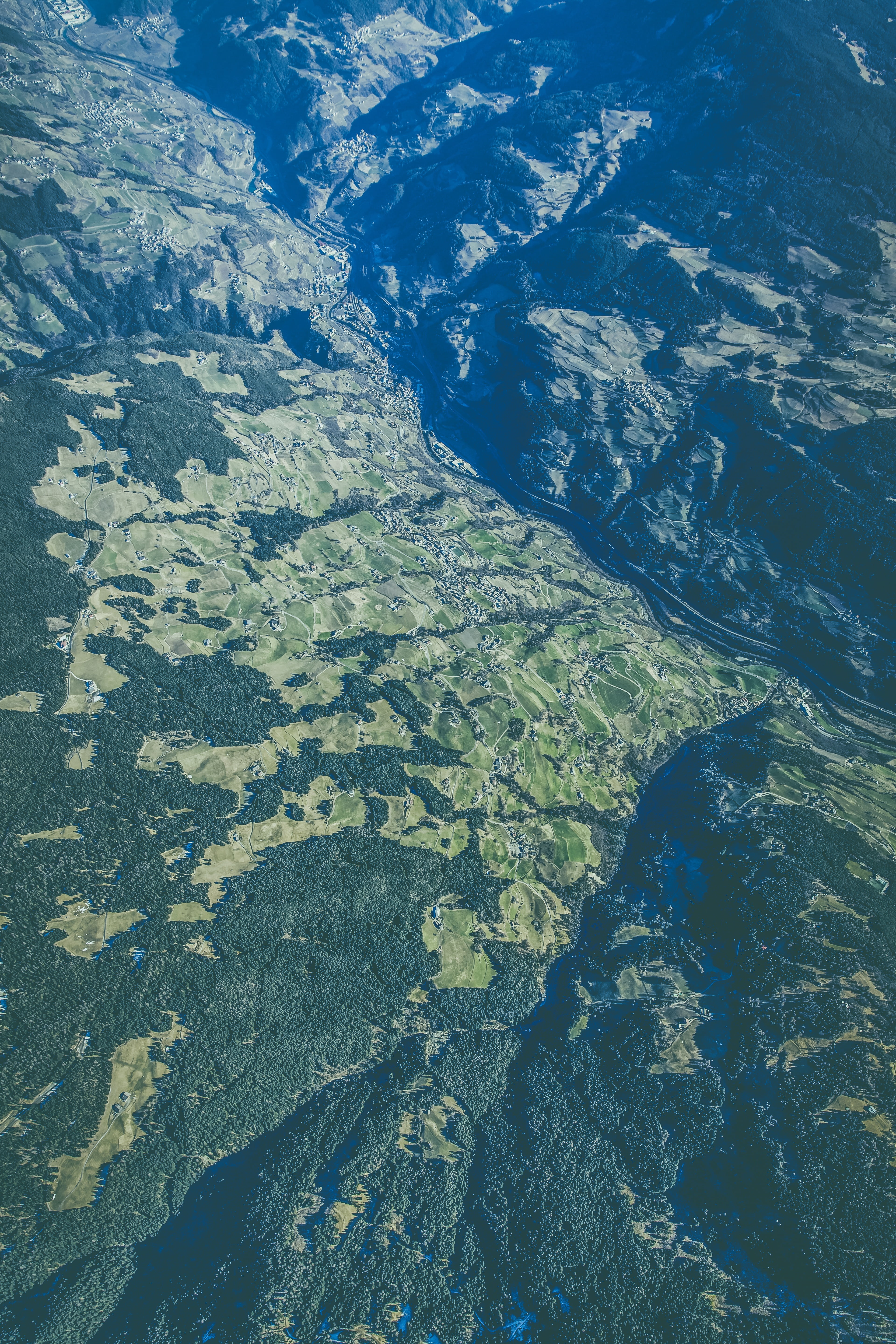 day, balloon, high glacier, birds eye view, landscape, high mountains, grass, sky, snow landscape, water, non-urban scene, snow, wintry, remote, field, Phone HD Wallpaper