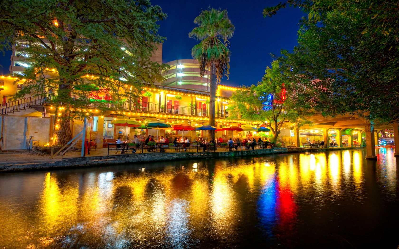 built Structure, travel, famous Place, tourism, nightlife, texas, cityscape, waterfront, twilight, evening, dusk, body, lighting Equipment, city Life, street, HD Wallpaper