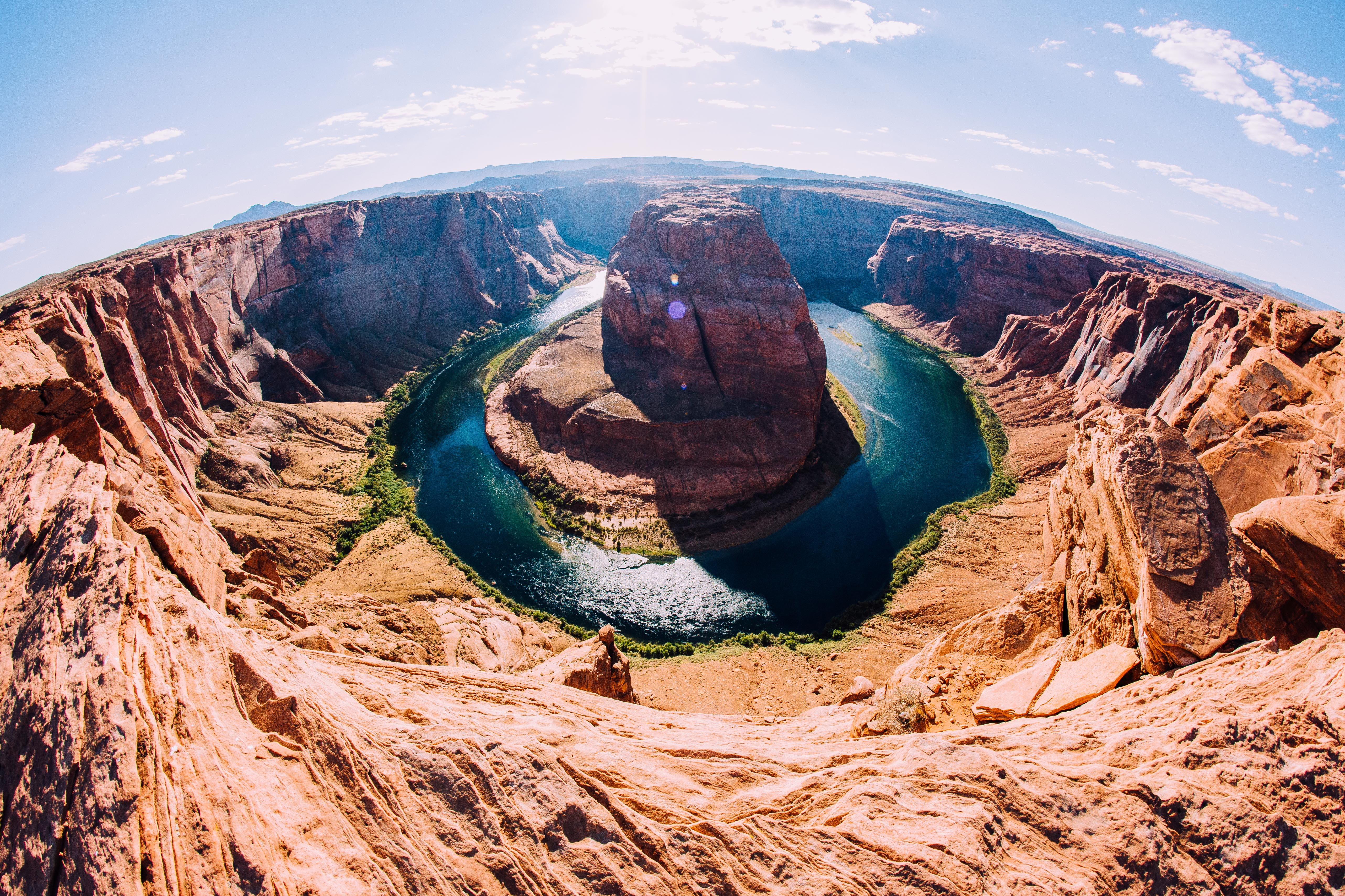 rock formation, rock - object, formation, landscape, solid, near, sky, red rock, daytime, land, circle, body, round, tranquil scene, beauty in nature, arid climate, HD Wallpaper