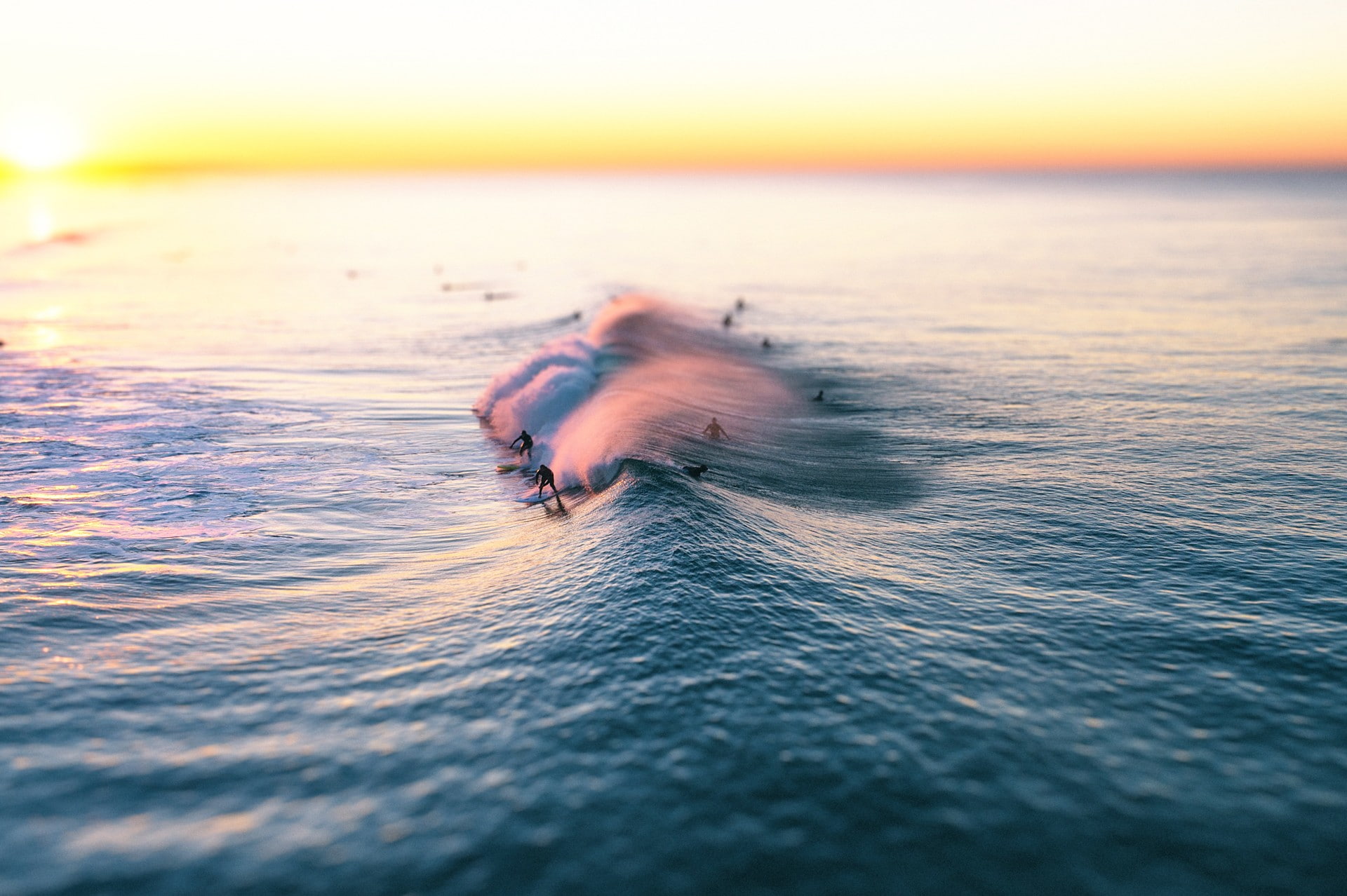 1080P, surfing, sea, waves, HD Wallpaper