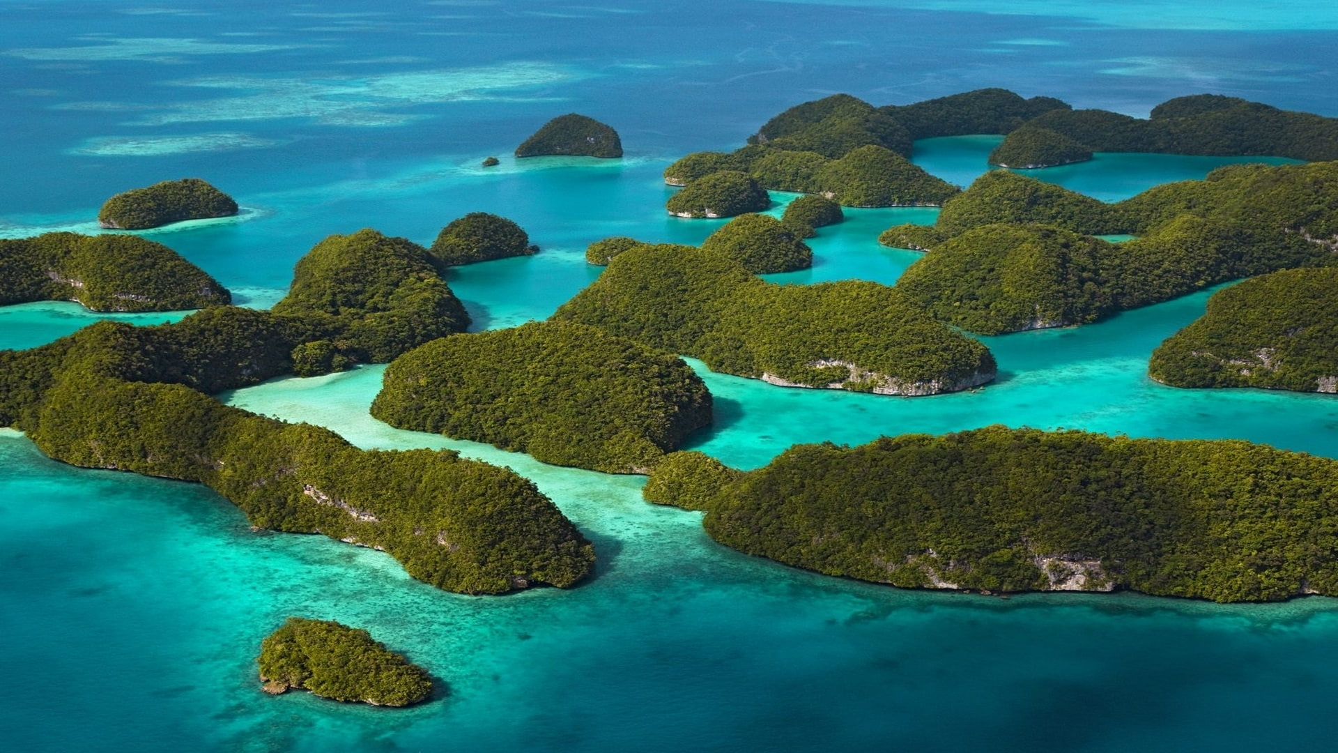 aerial, islands, 1080P, hd, nature, tropical, ocean, HD Wallpaper