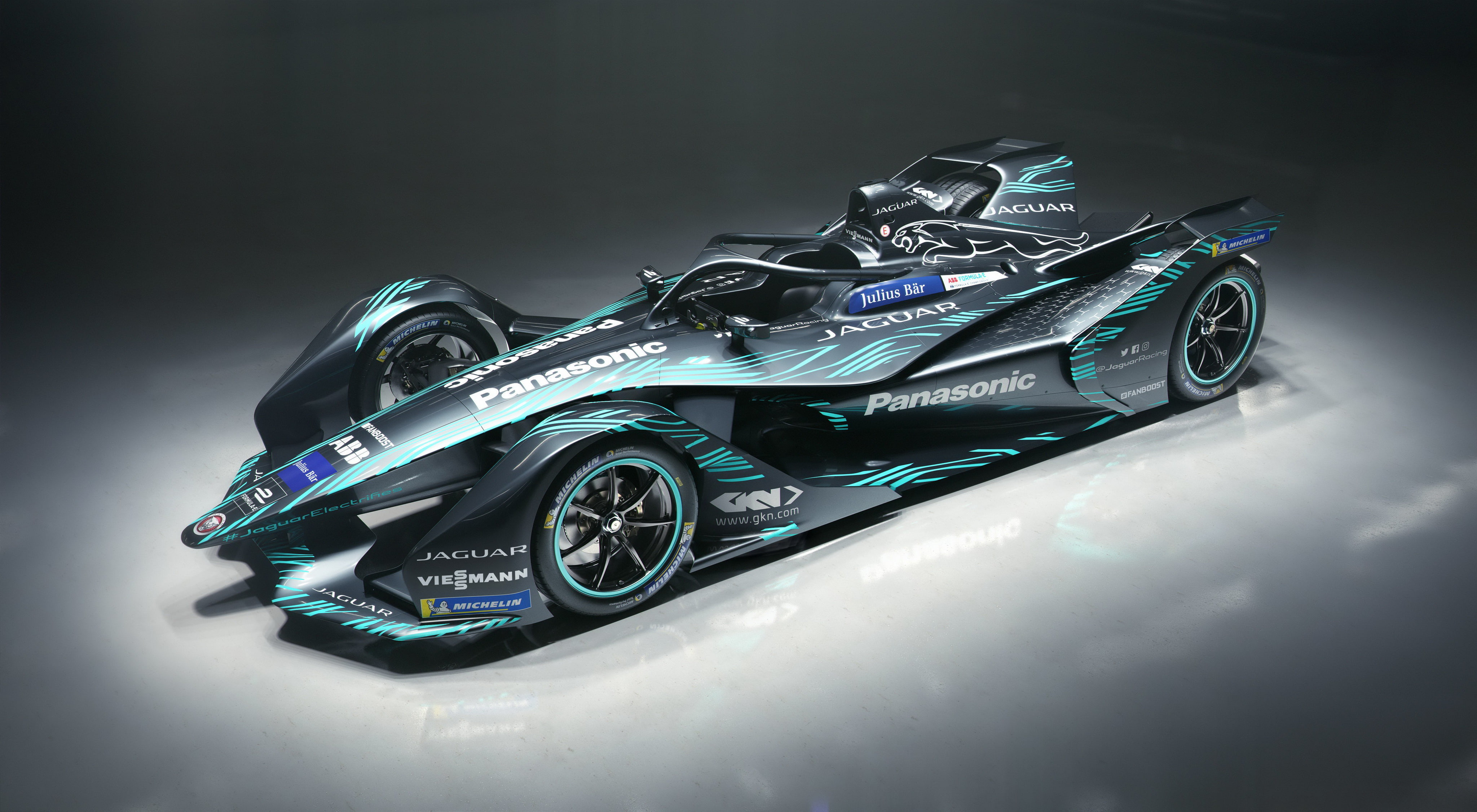 Formula E racing car, 2018, Electric cars, 4K, 4K, Jaguar I-Type, HD Wallpaper