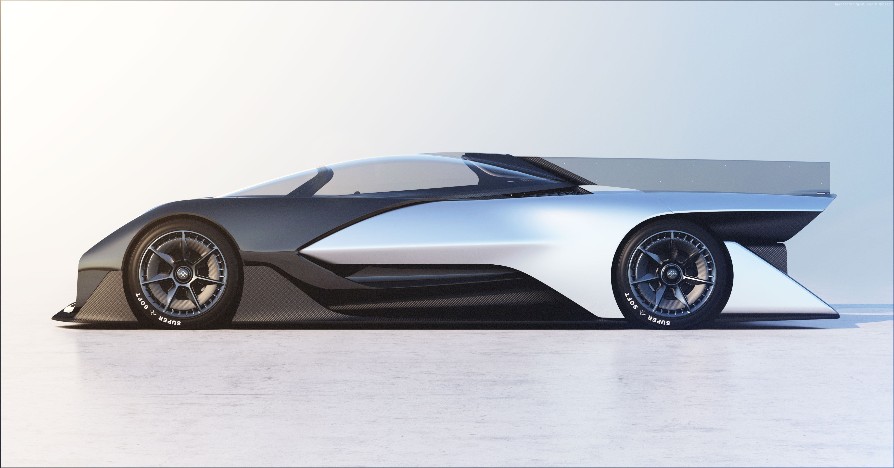 Faraday Future, Best Electric Cars, modern, studio shot, motor vehicle, chrome, no people, car, tire, transportation, profile view, mode of transportation, HD Wallpaper